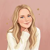 Illustrated portrait of Lauren Wright