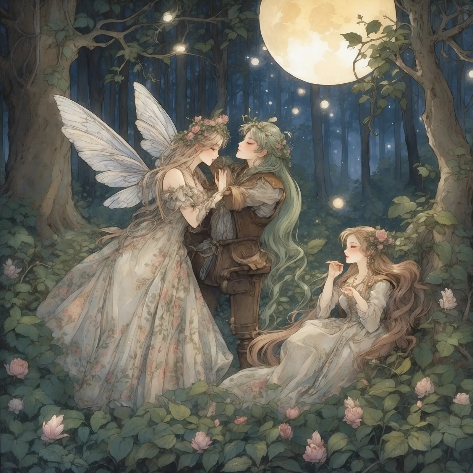 Illustration from the story A Midsummer Night’s Dream