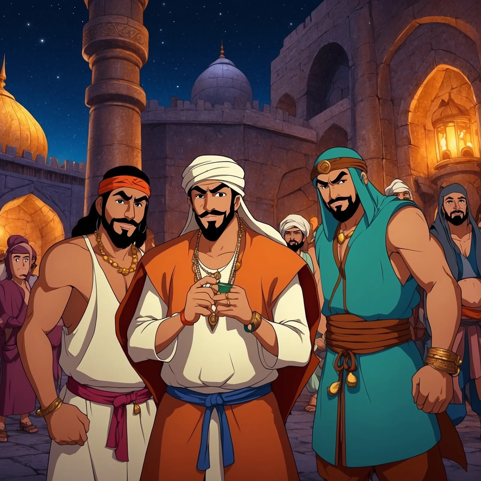 Ali Baba and the Forty Thieves – illustration
