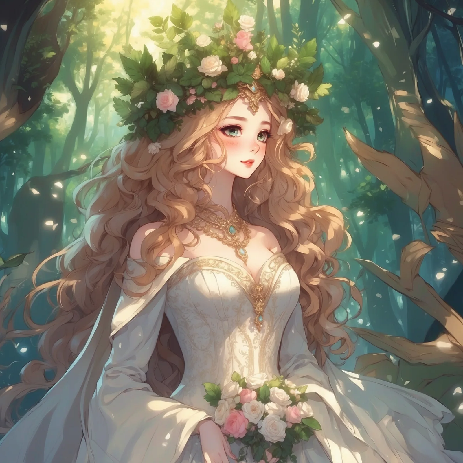 Illustration from the story Bushy Bride