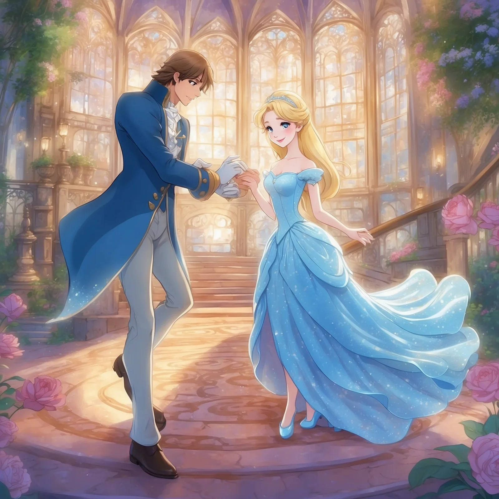 Illustration from the story Cinderella