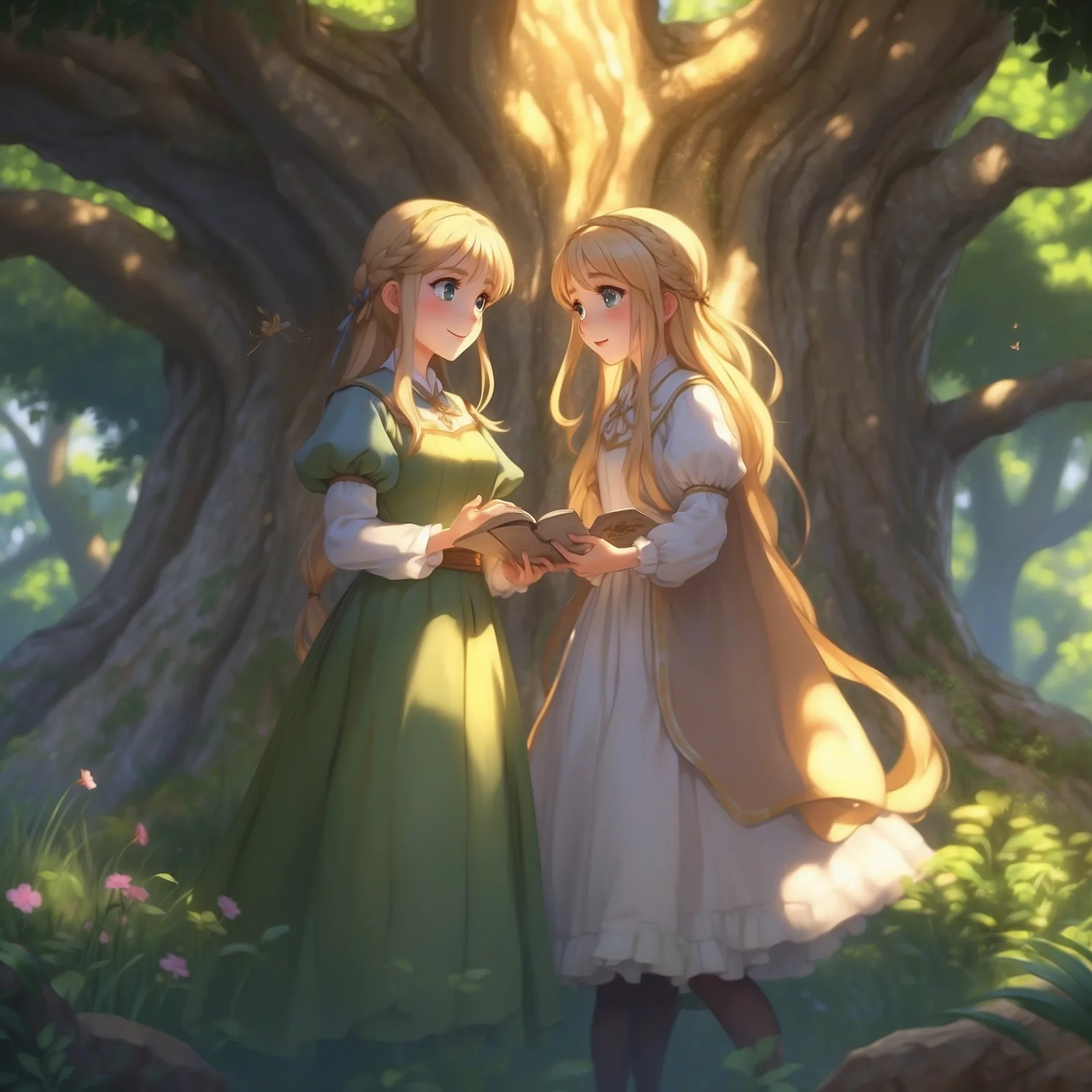 Illustration from the story Dapplegrim