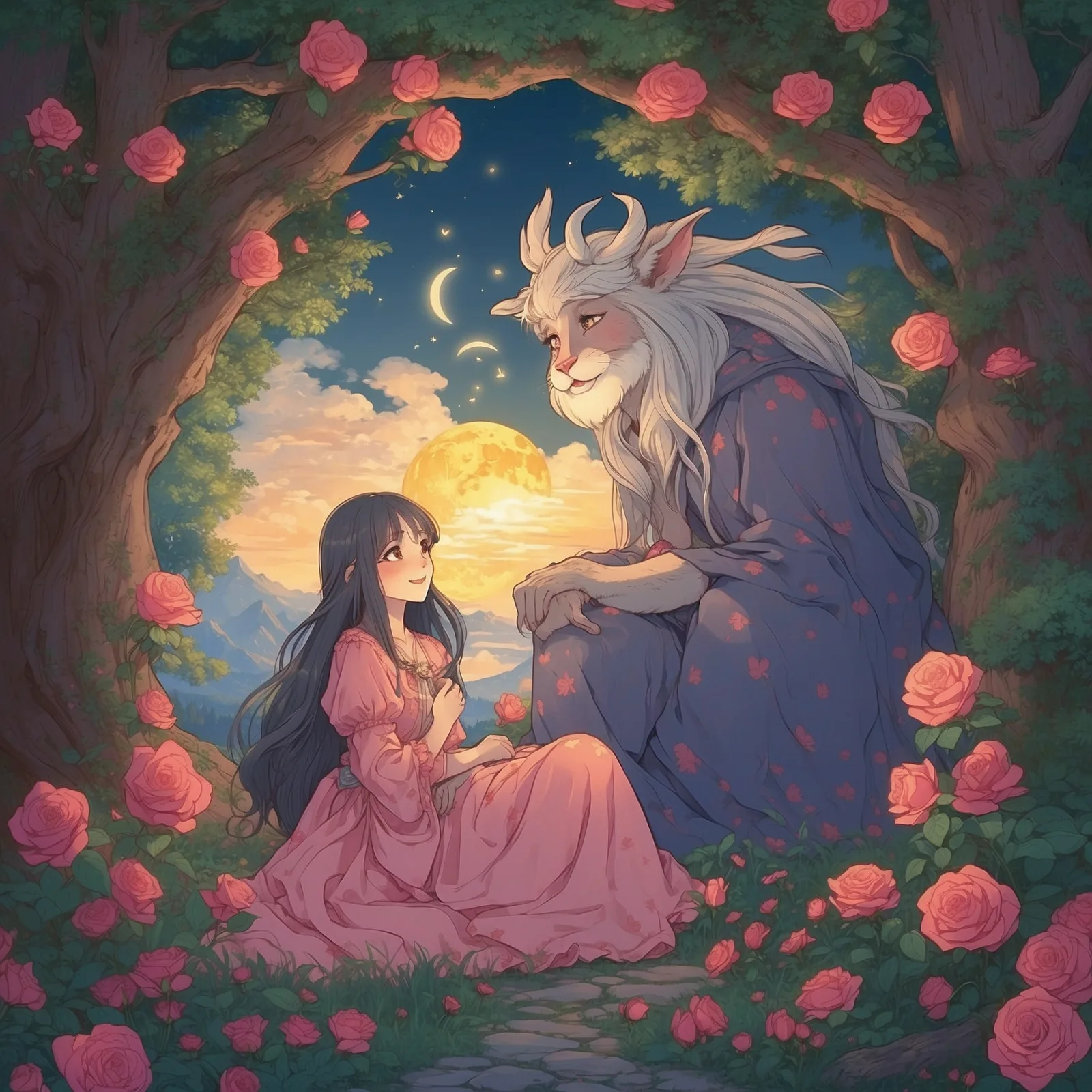 Illustration from the story East of the Sun and West of the Moon