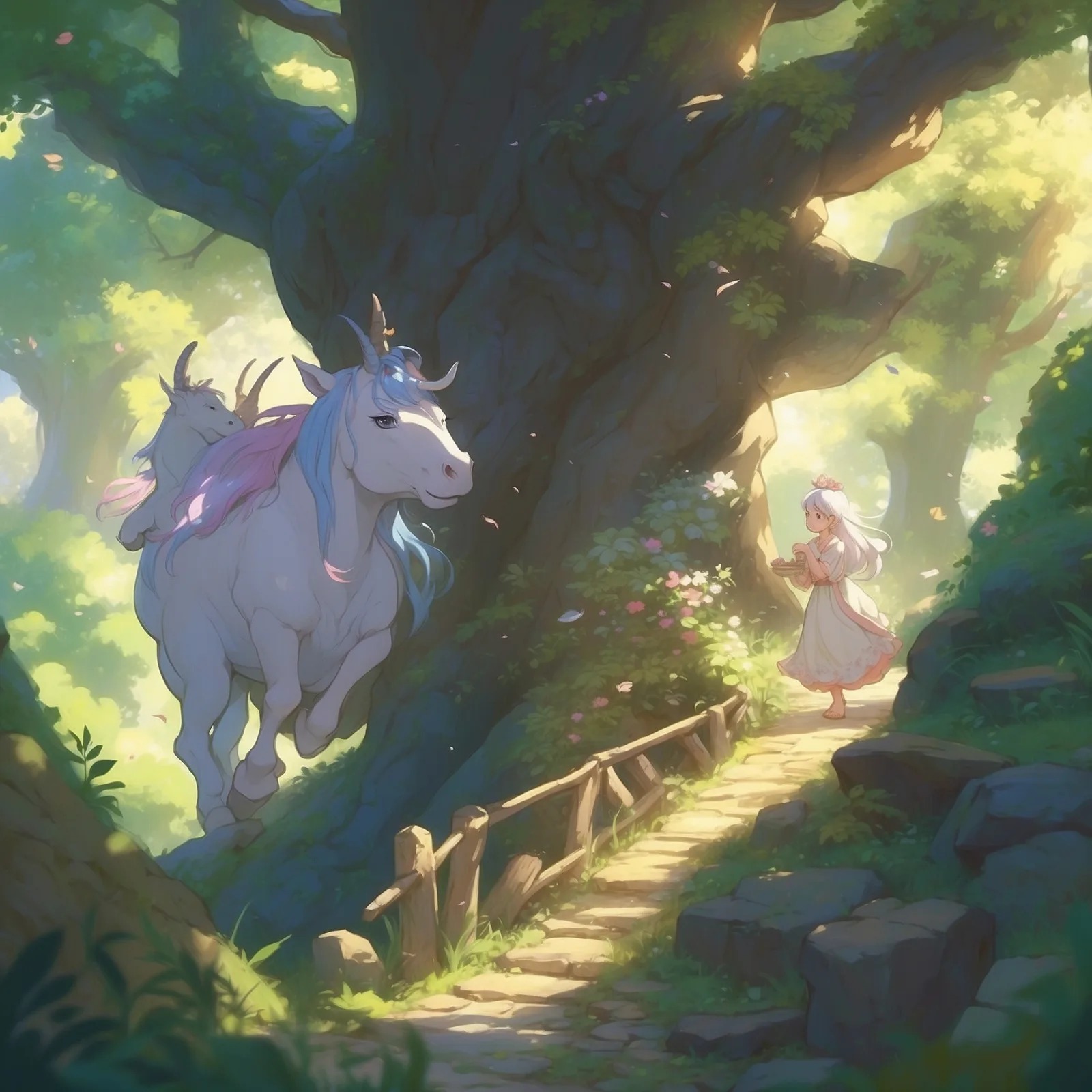 Illustration from the story Grandmother