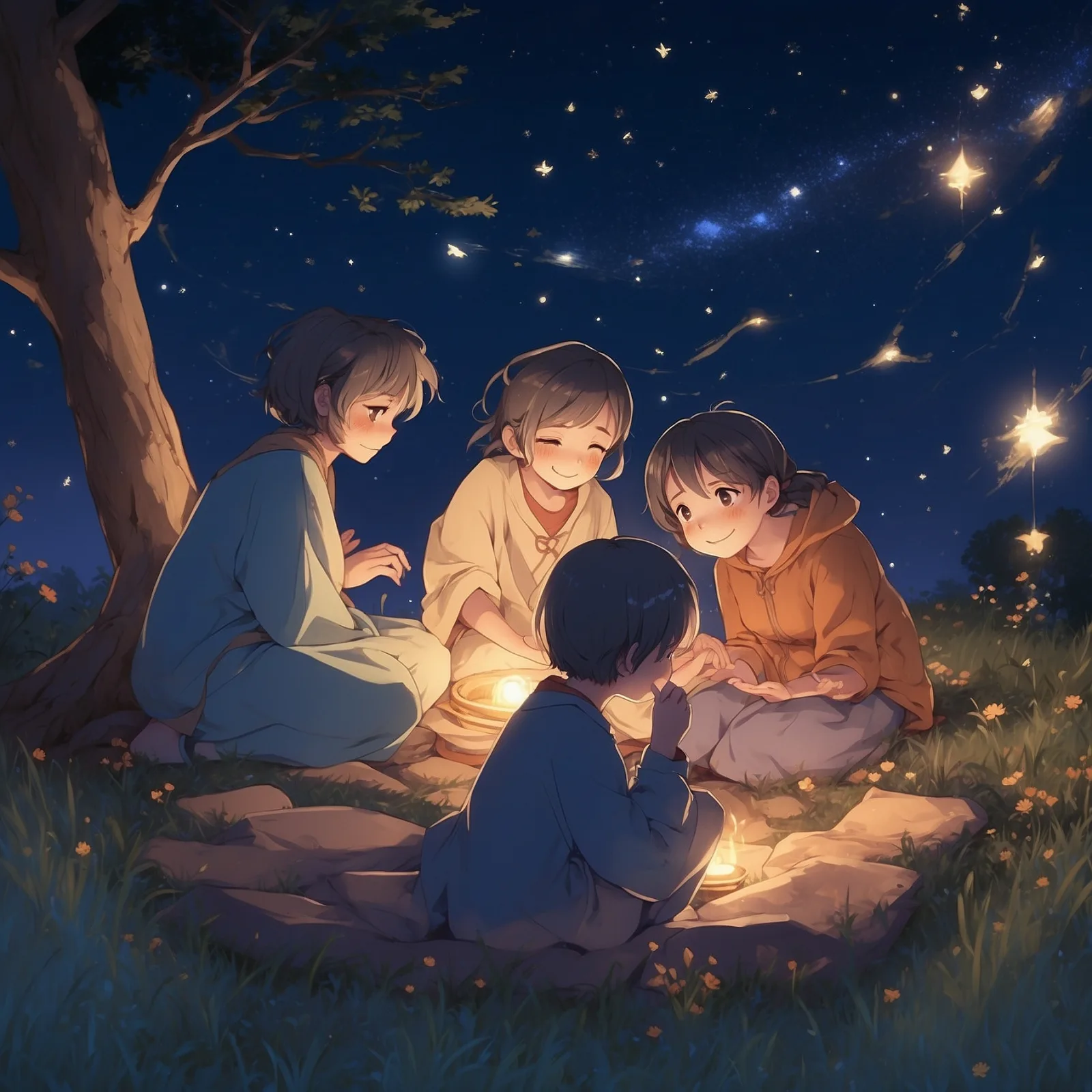 Illustration from the story Grandmother