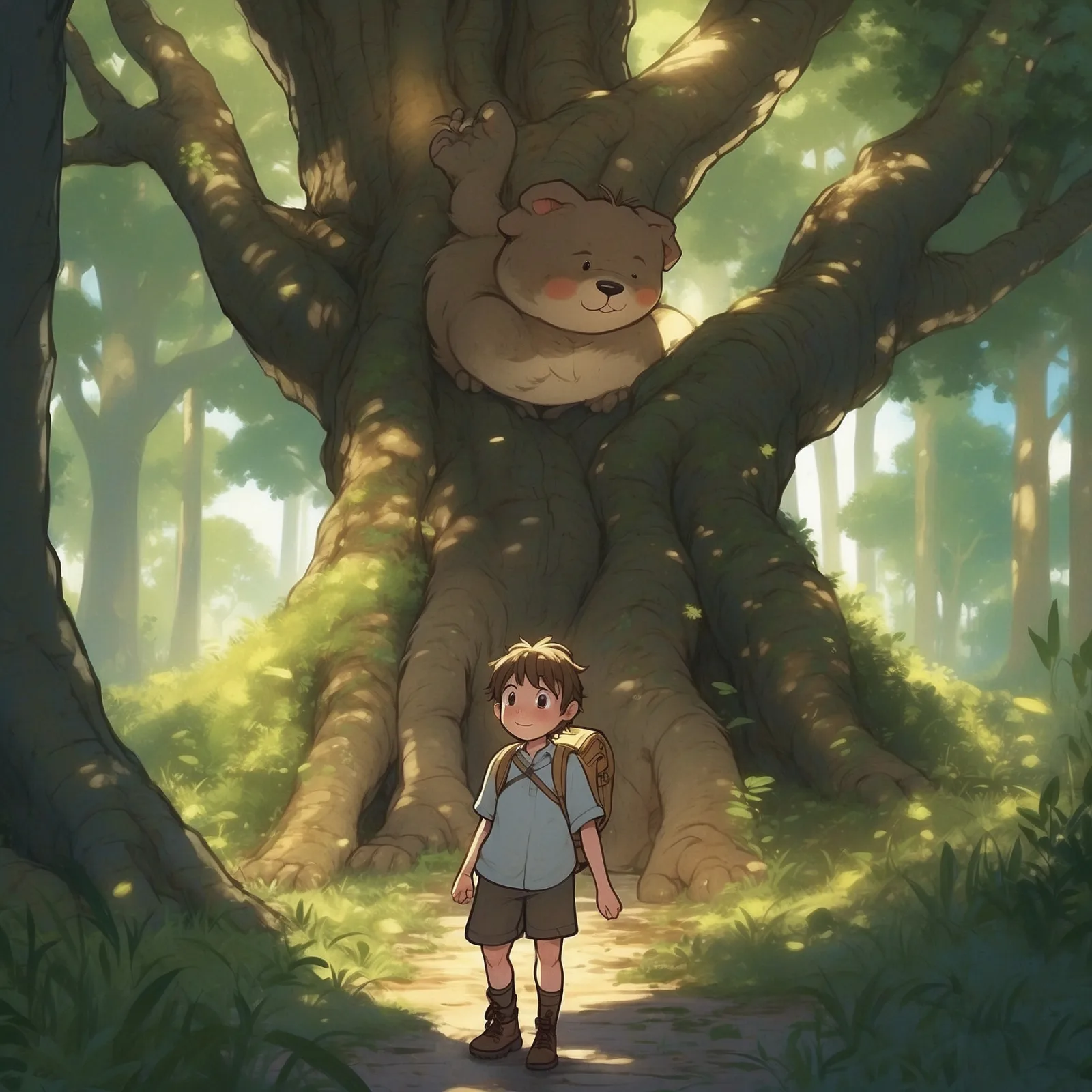Illustration from the story Gubbon Seer