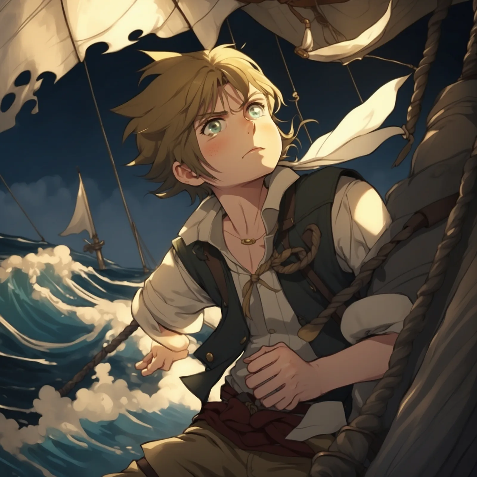 Illustration from the story How Jack Went To Seek His Fortune