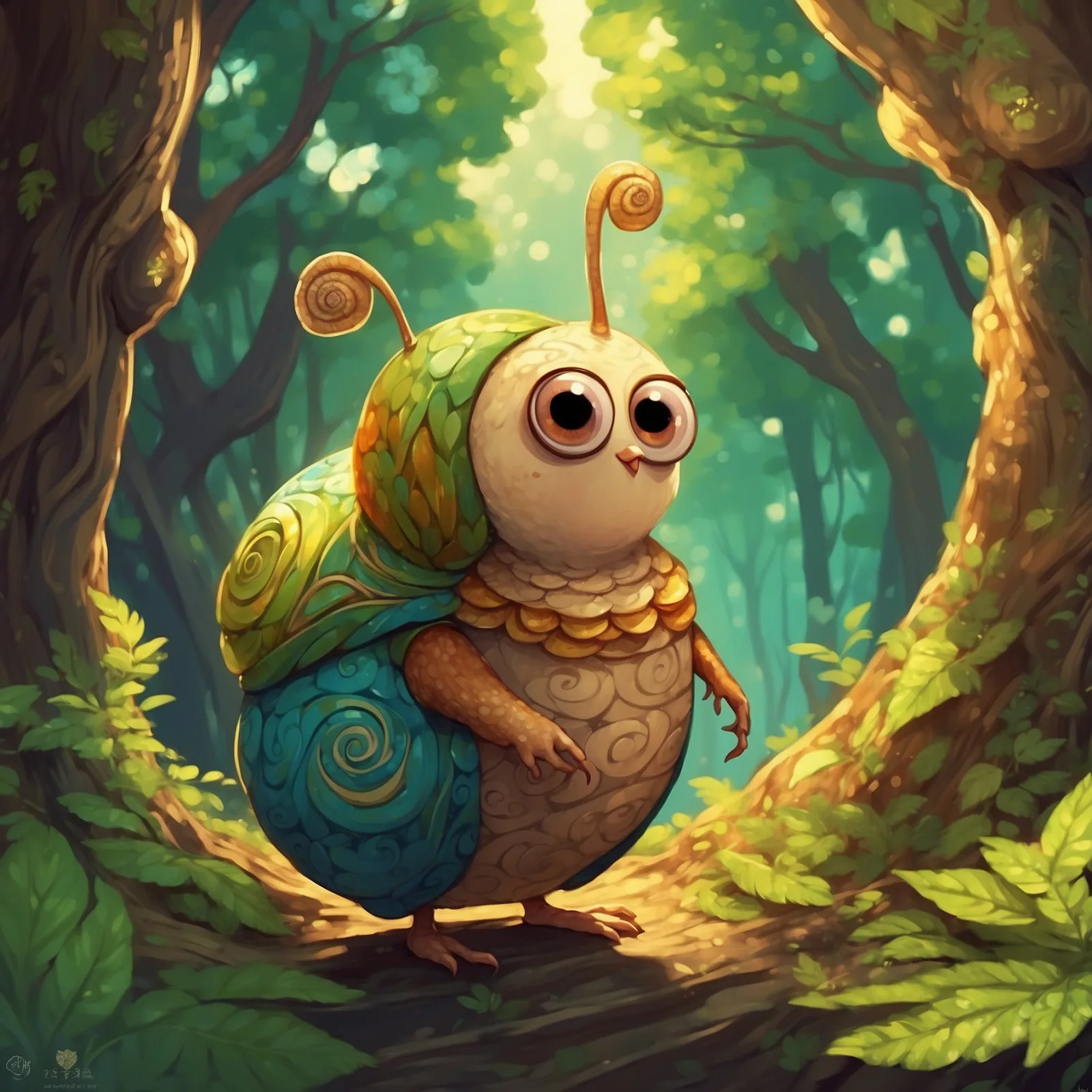 Illustration from the story My Own Self