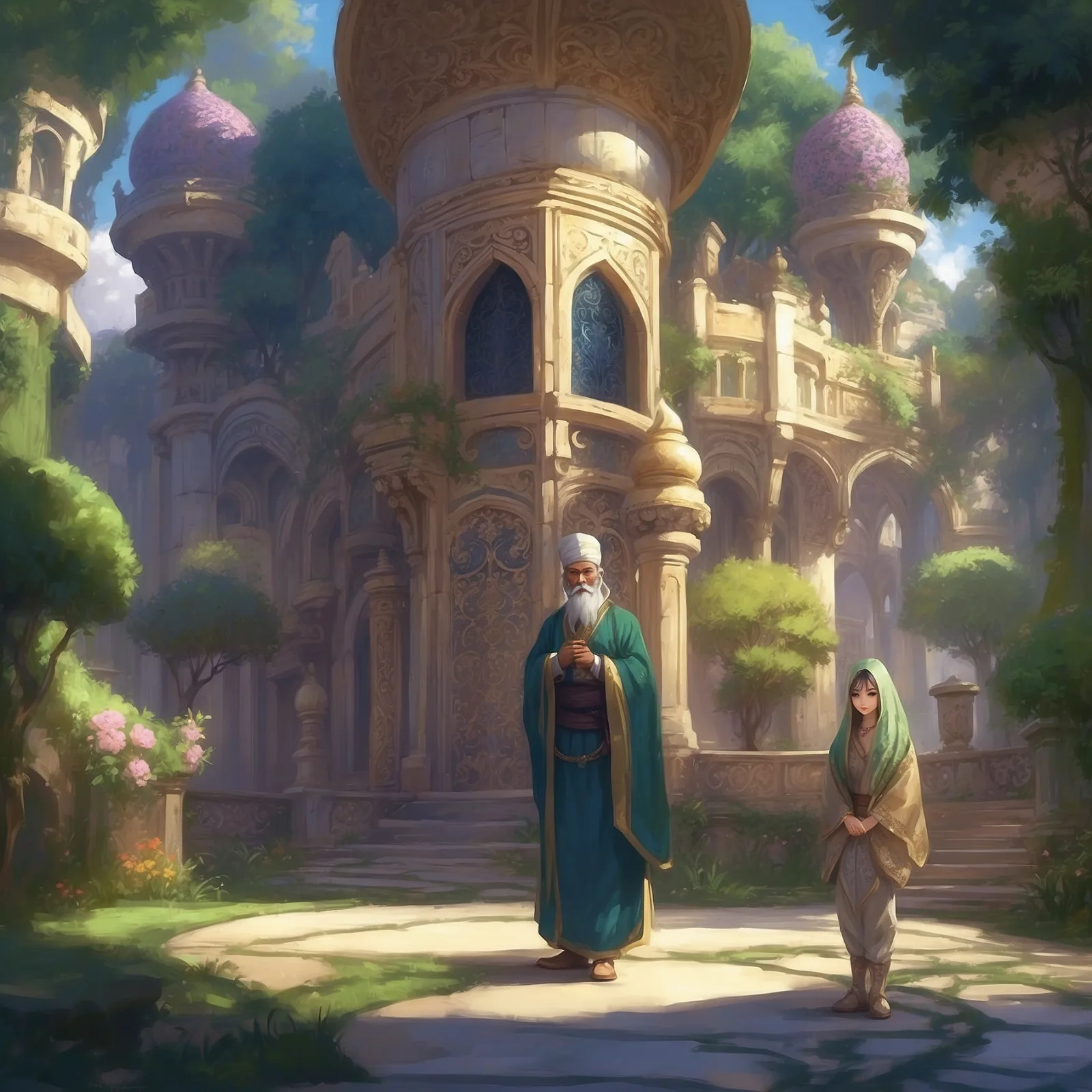 Illustration from the story Old Sultan