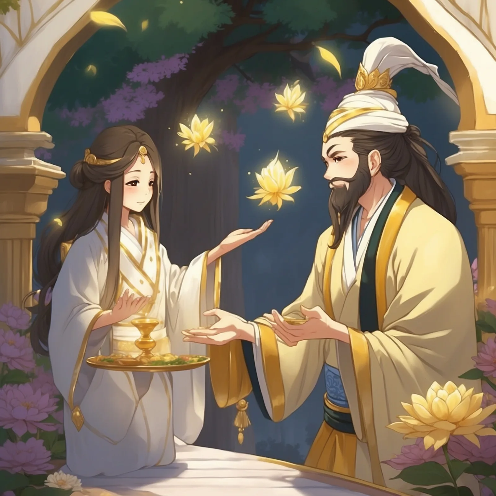 Illustration from the story Old Sultan