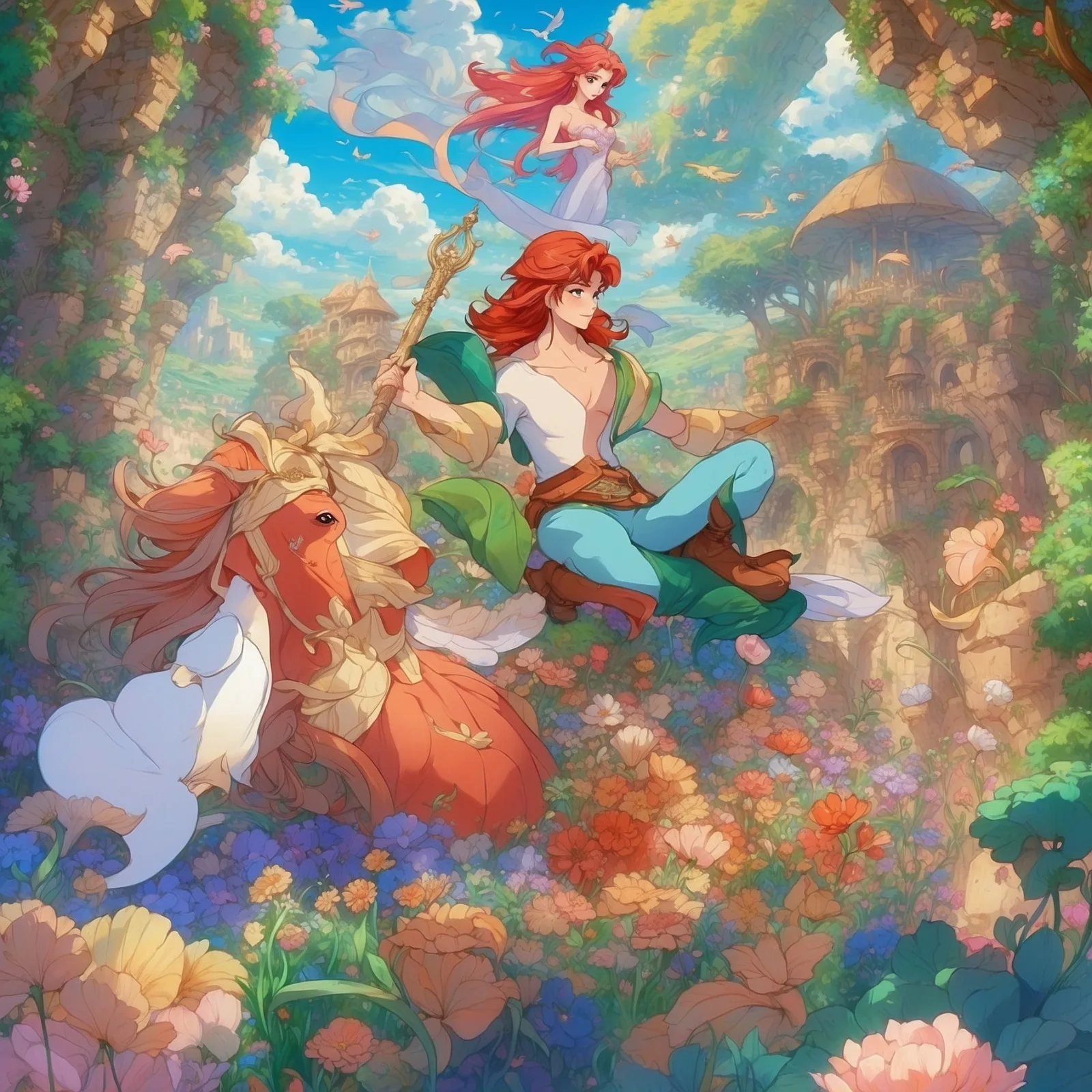 Illustration from the story Prince Ariel