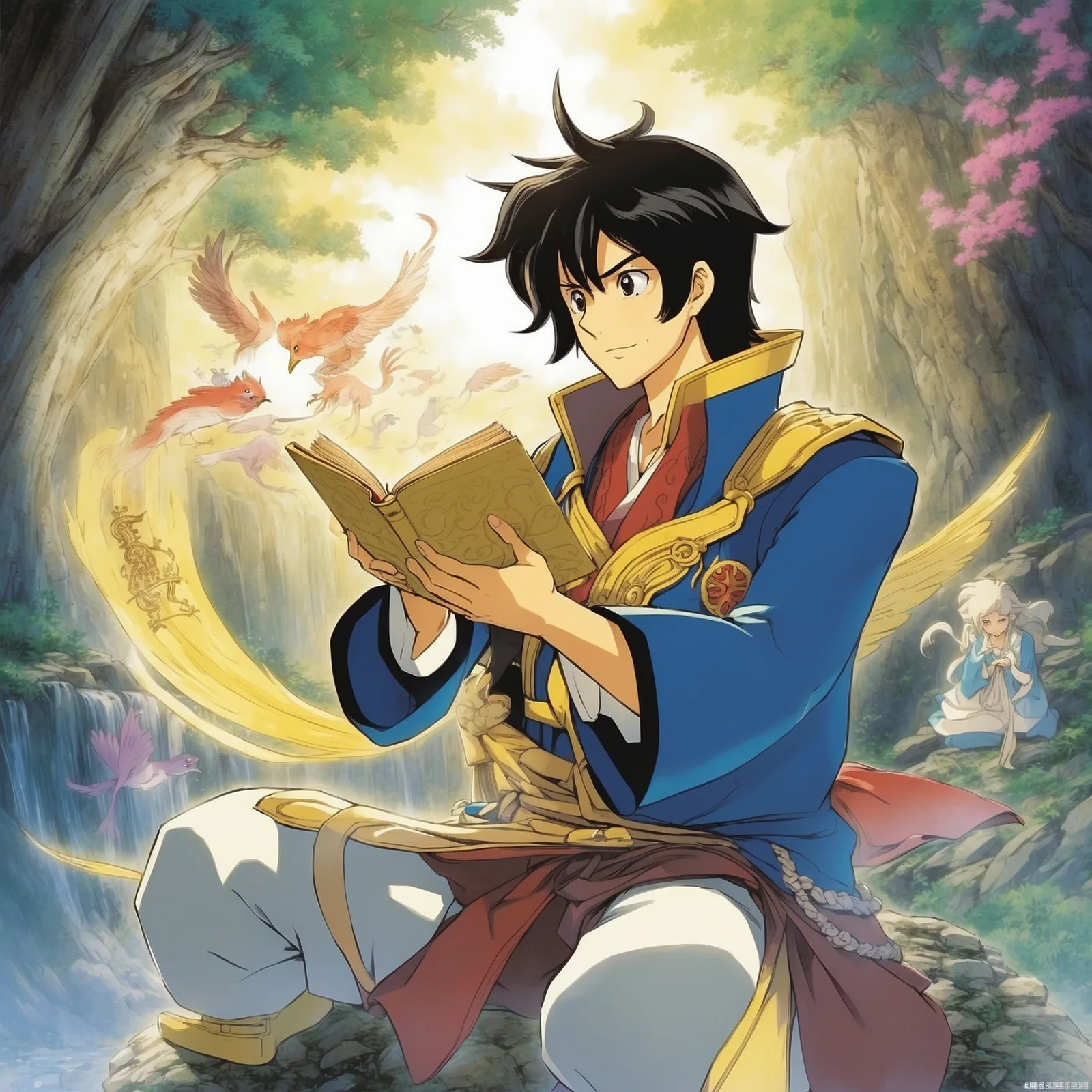 Illustration from the story Prince Yamato Take
