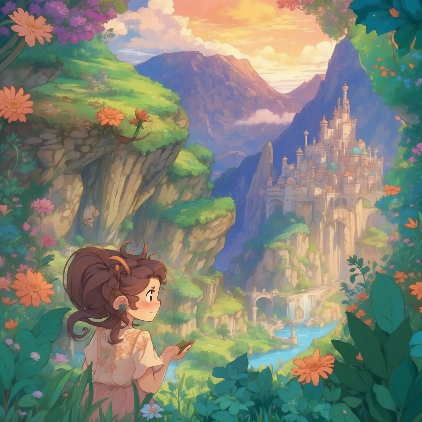 Illustration from the story Princess Rosetta