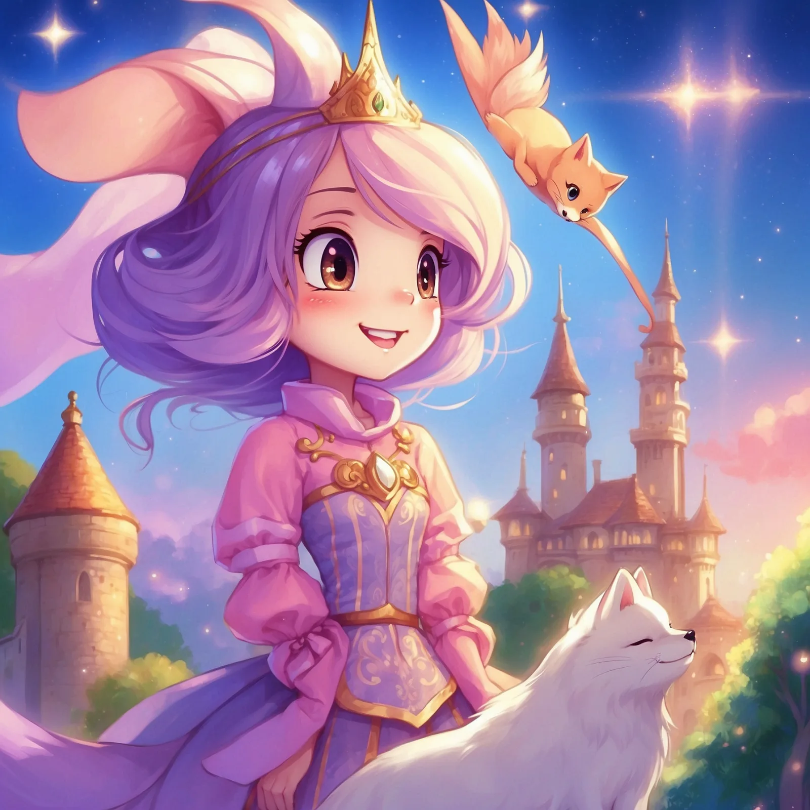 Illustration from the story Princess Susie