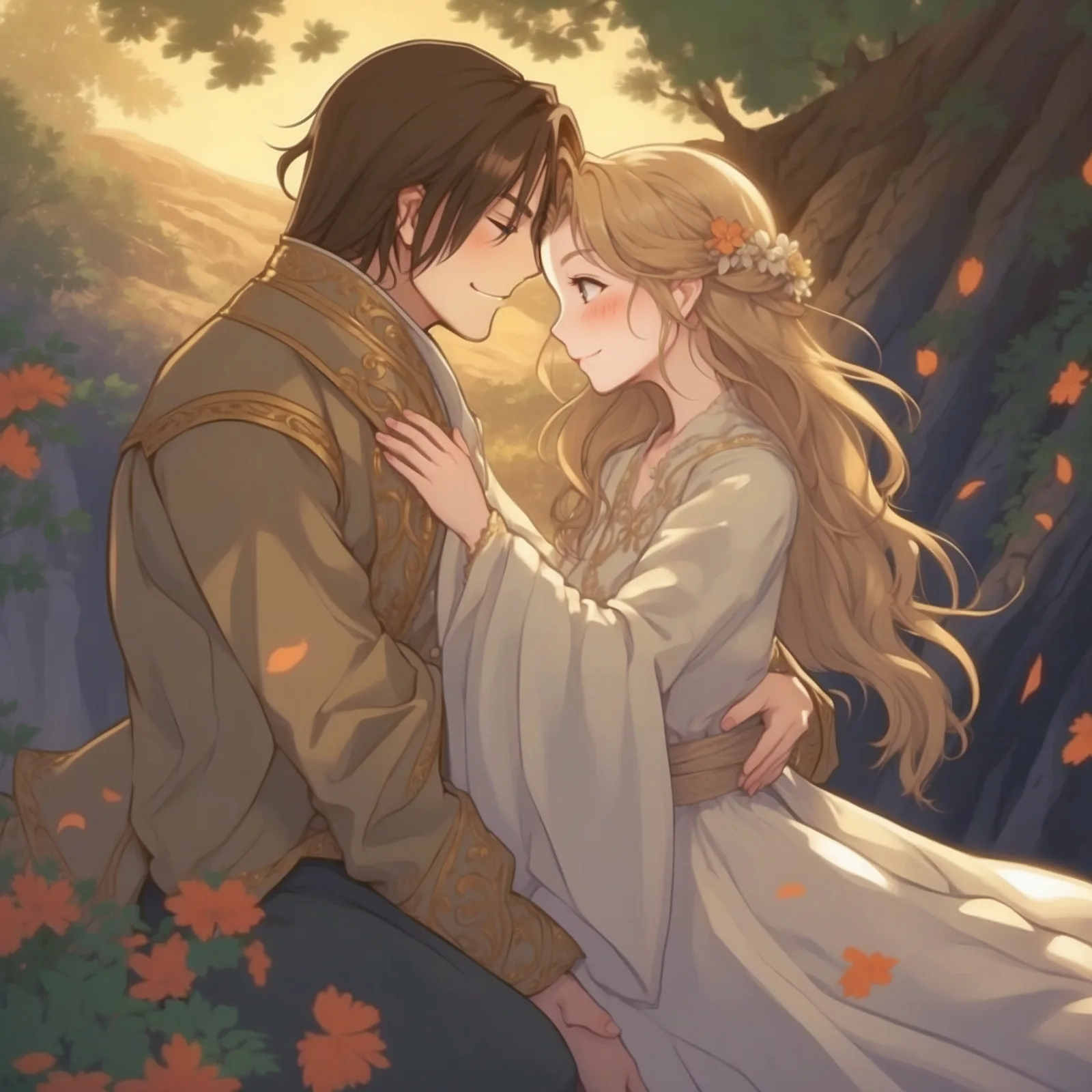 Illustration from the story Rumpelstiltskin