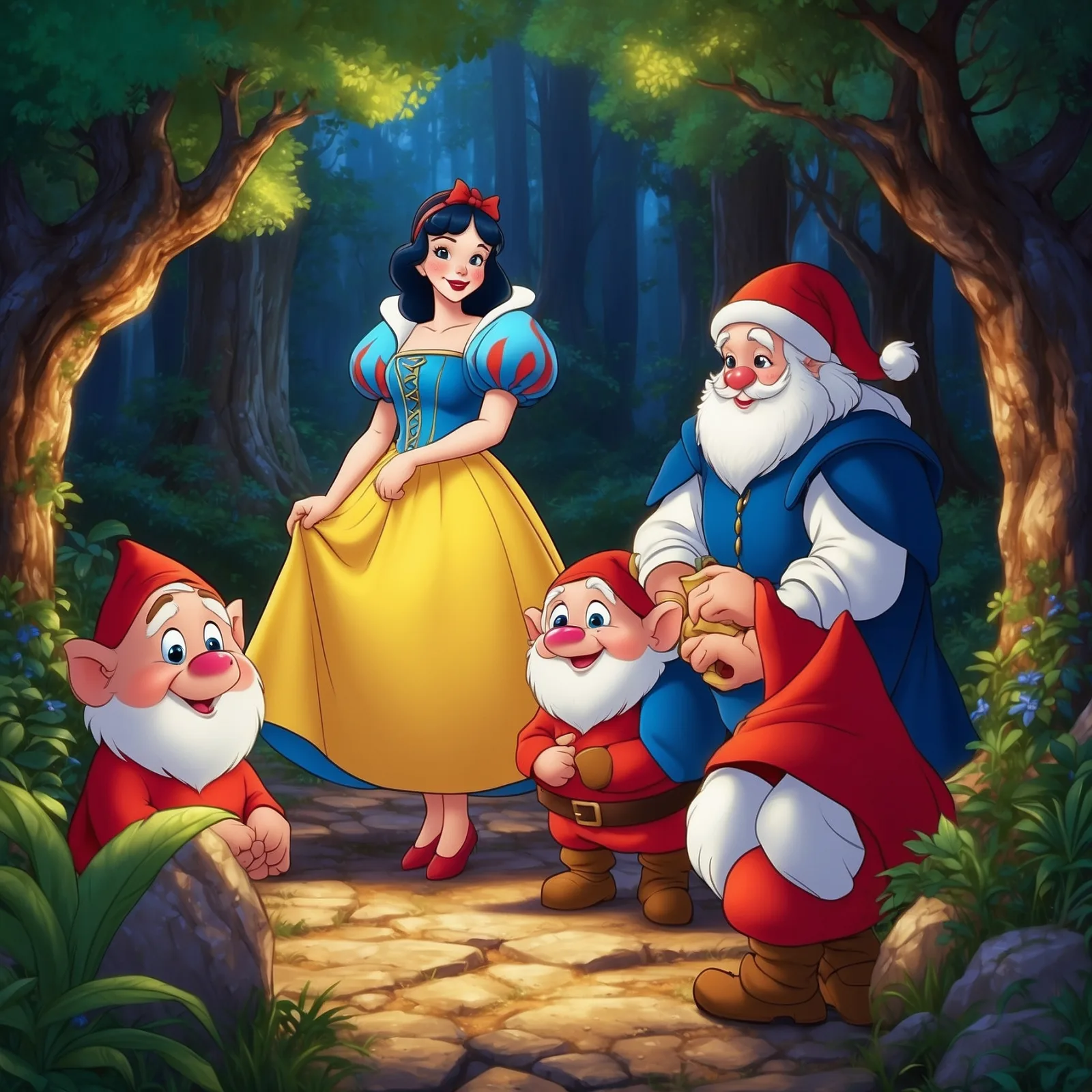 Snow White and the Seven Dwarfs – illustration