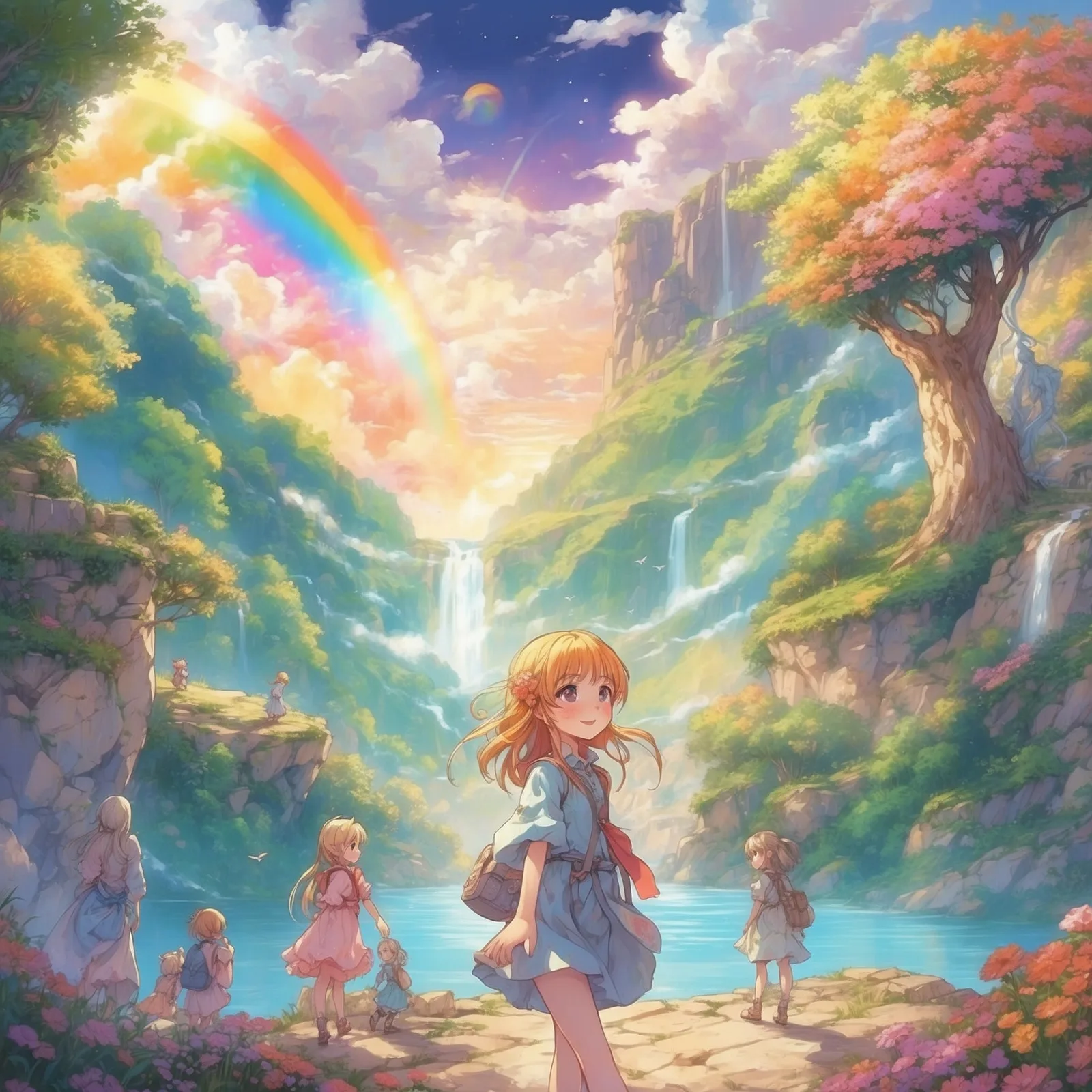 Illustration from the story Sunshine Stories