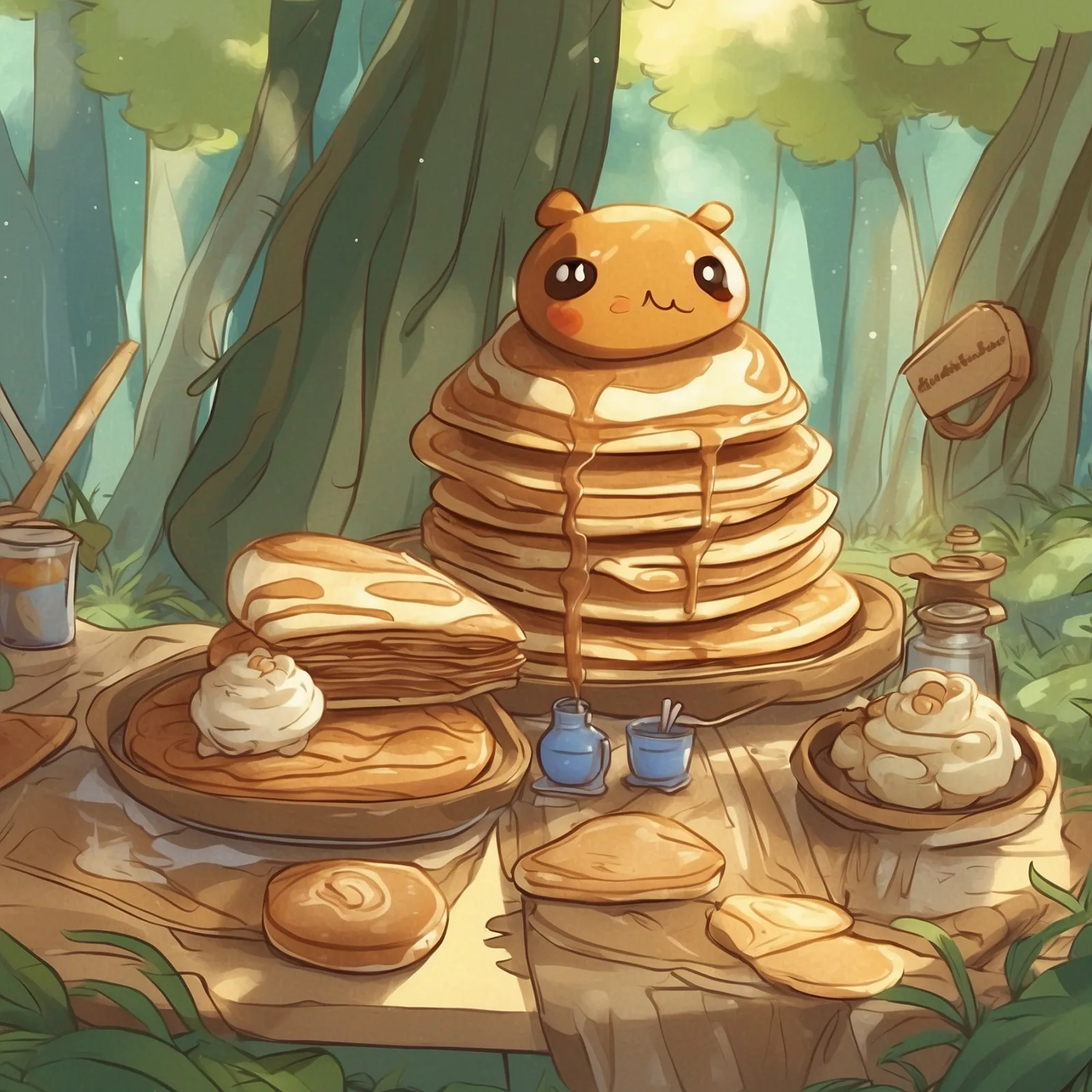 Illustration from the story The Chronicle of the Pancake