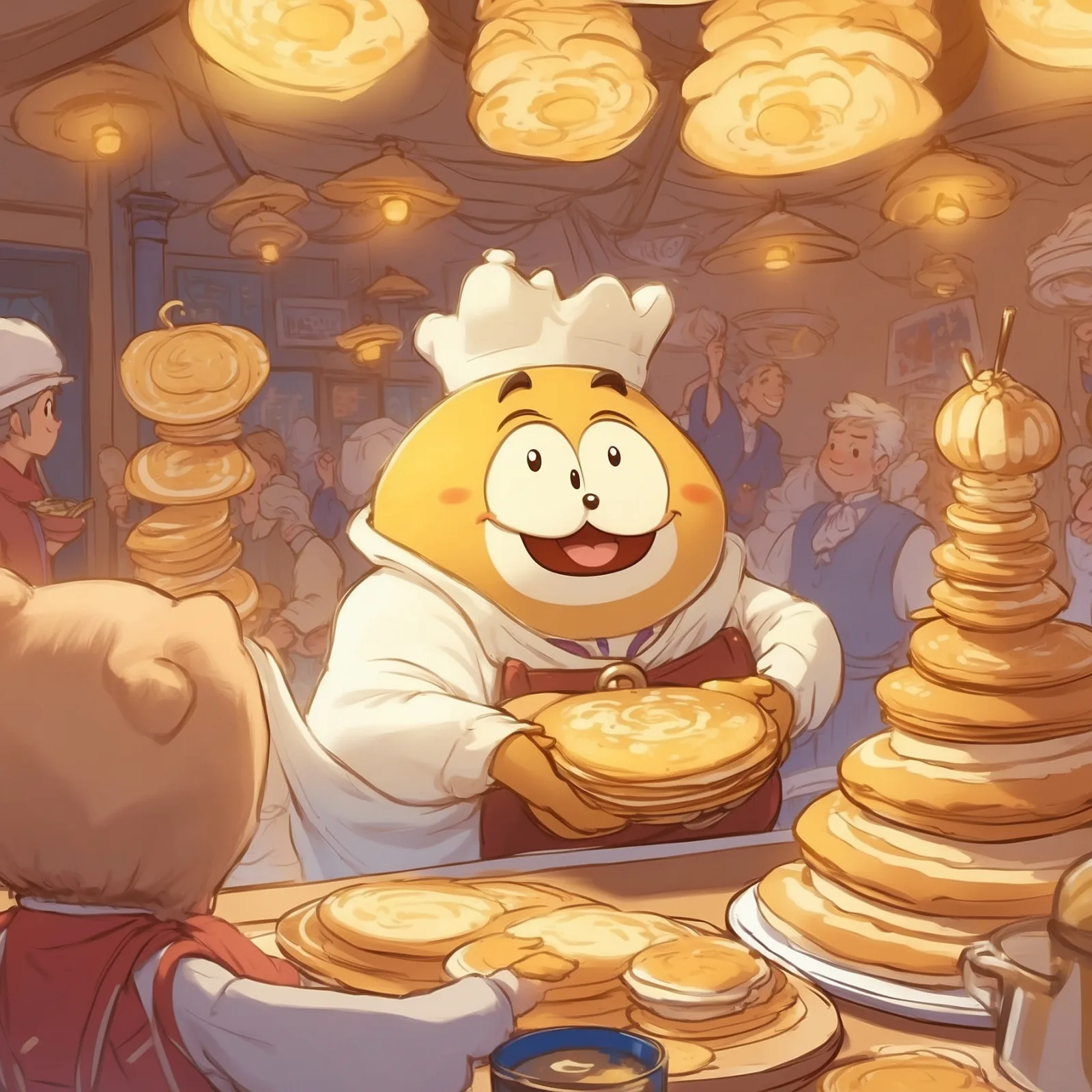Illustration from the story The Chronicle of the Pancake