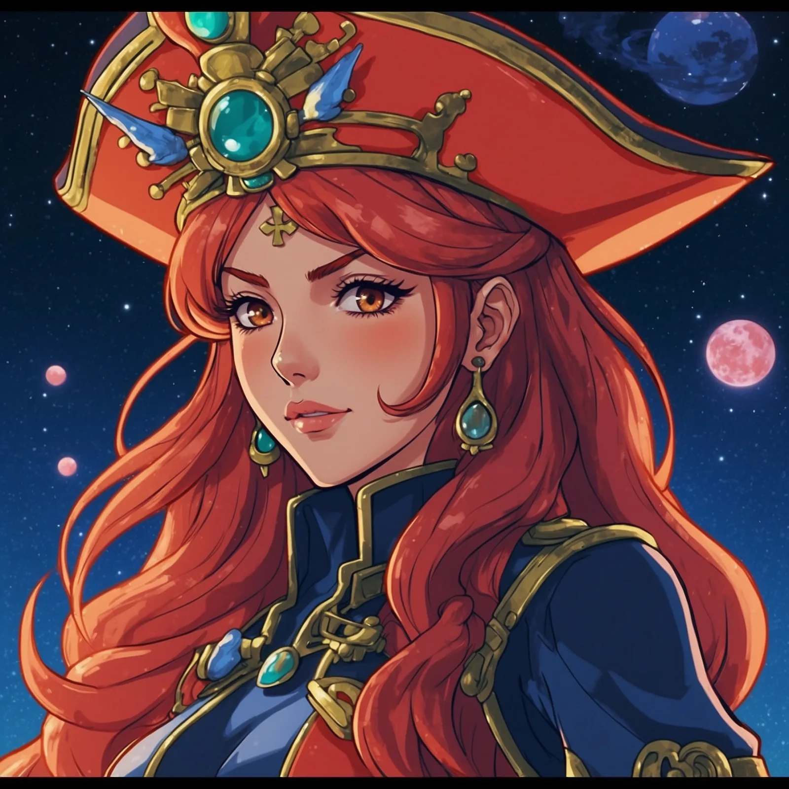 The Coral Queen and the Space Pirate’s Curse – illustration