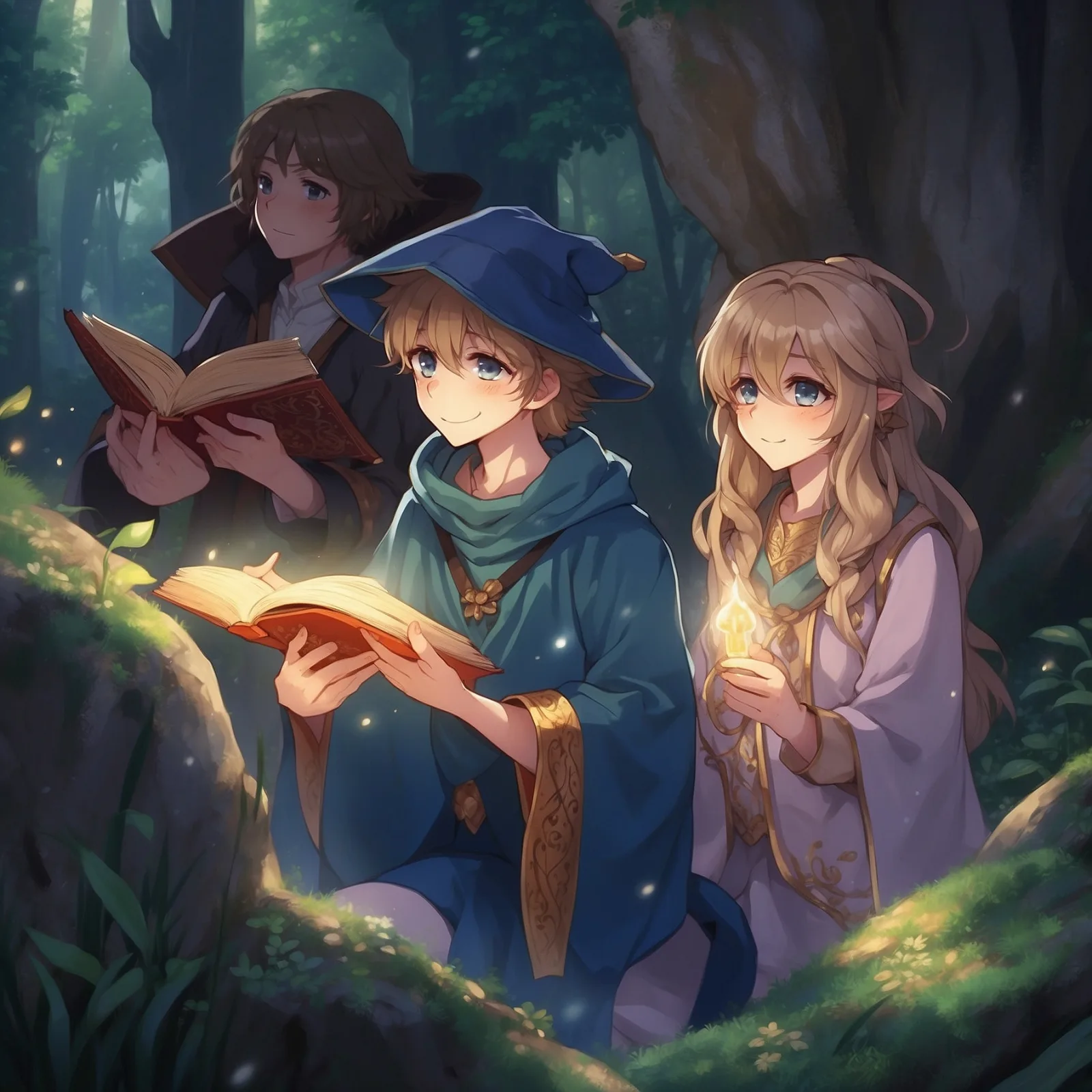 Illustration from the story The Courteous Prince