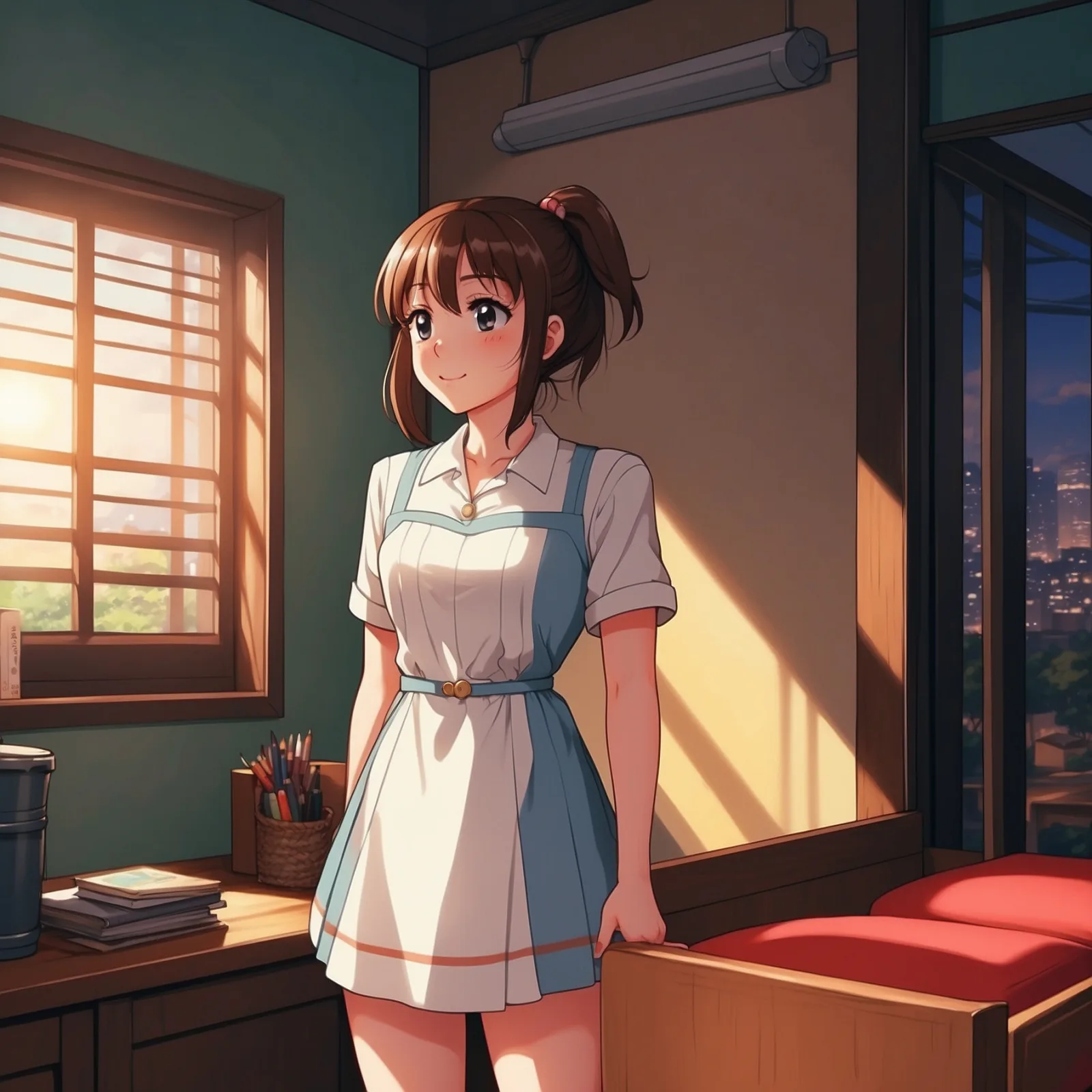 The Daughter of the Mother in the Corner – illustration