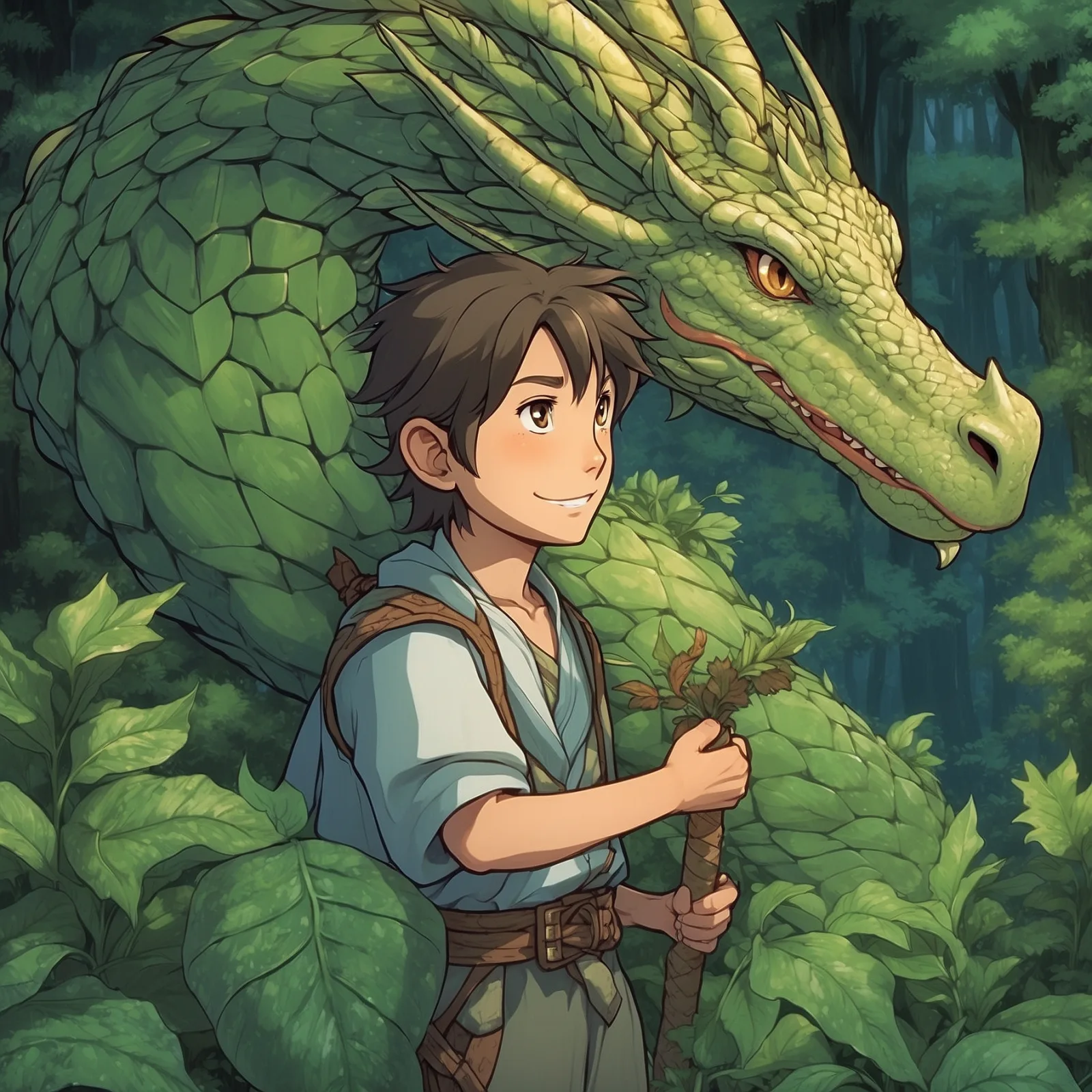 Illustration from the story The Dragon of the North