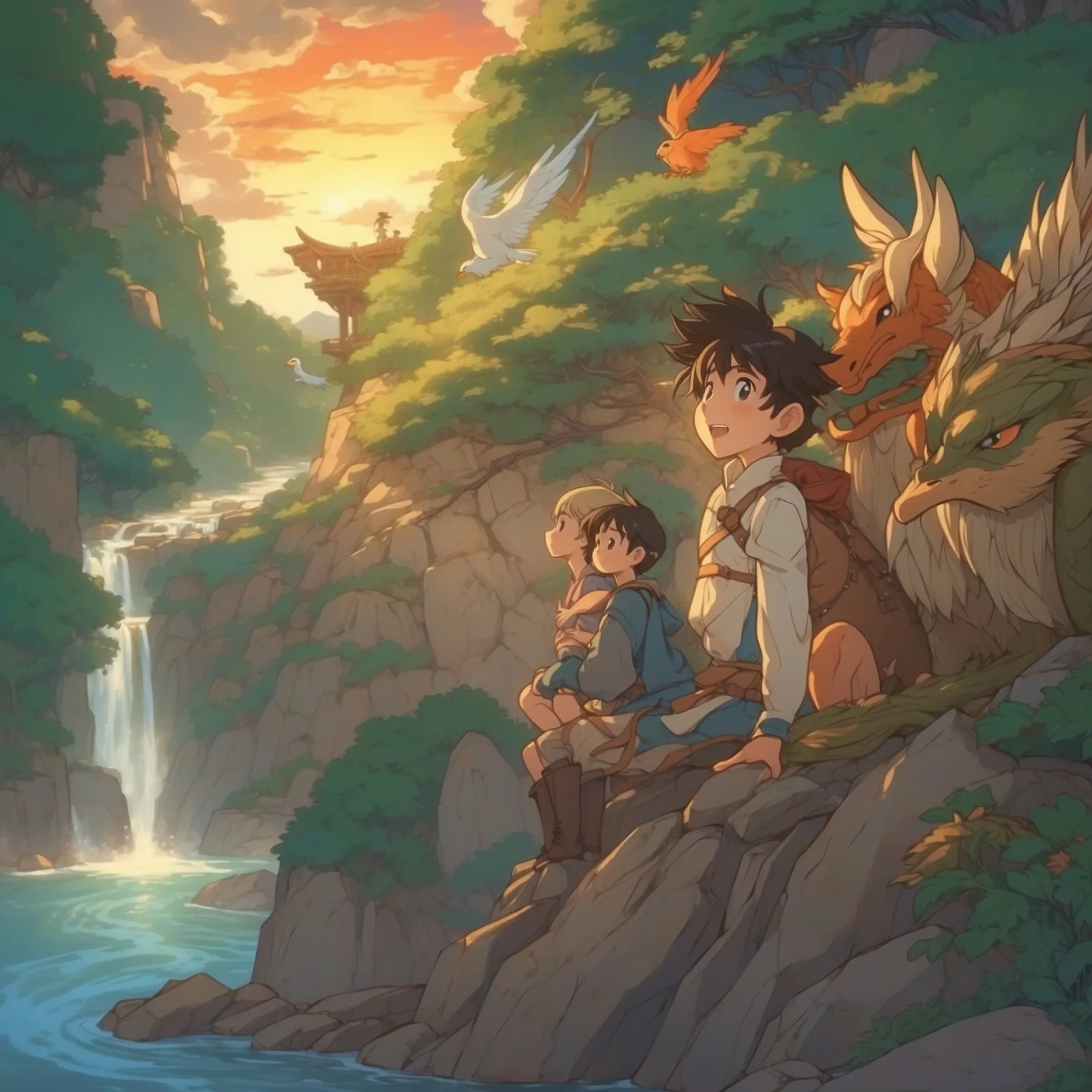 Illustration from the story The Dragon of the North