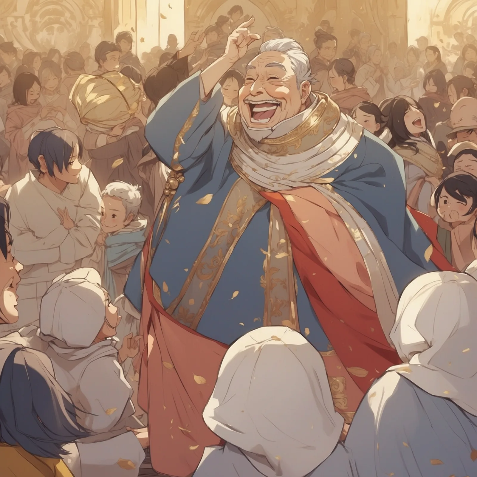 Illustration from the story The Emperor’s New Clothes