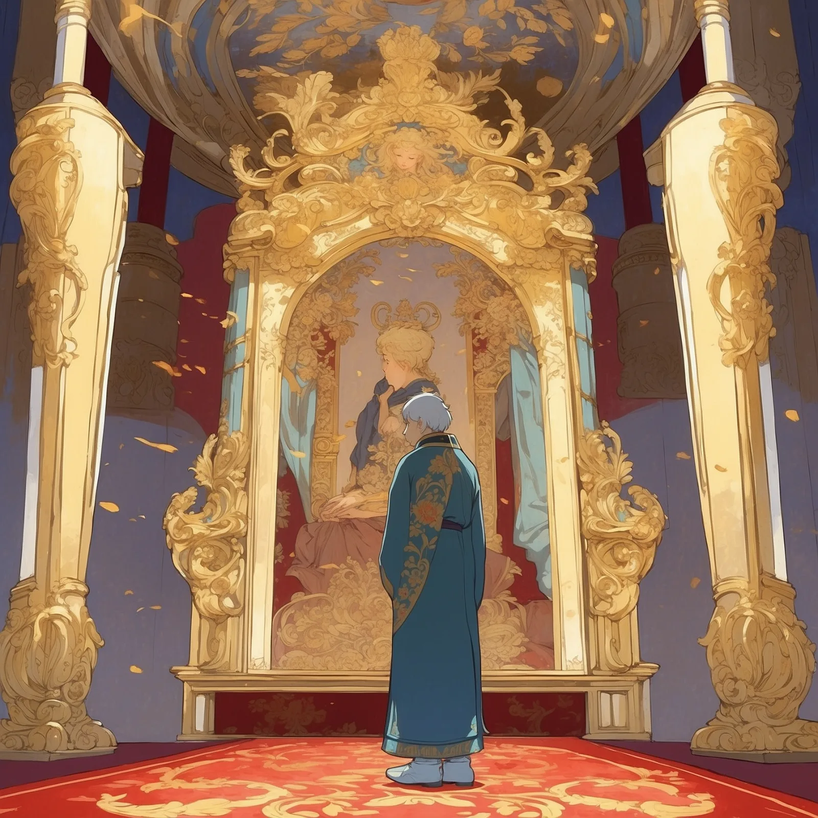 Illustration from the story The Emperor’s New Clothes