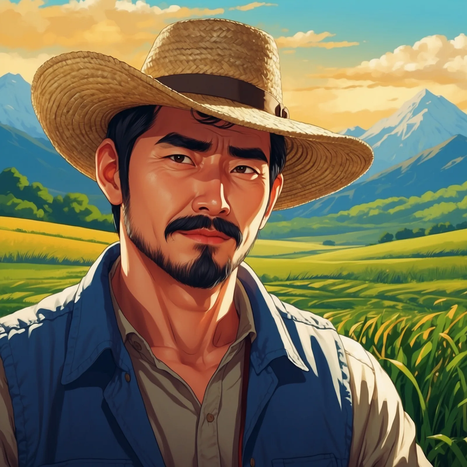 The Farmer and the Snake – illustration