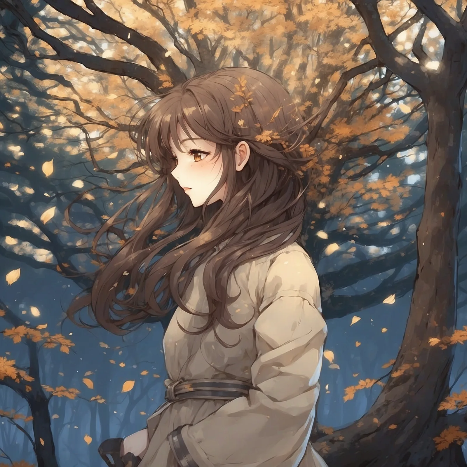 Illustration from the story The Fir Tree