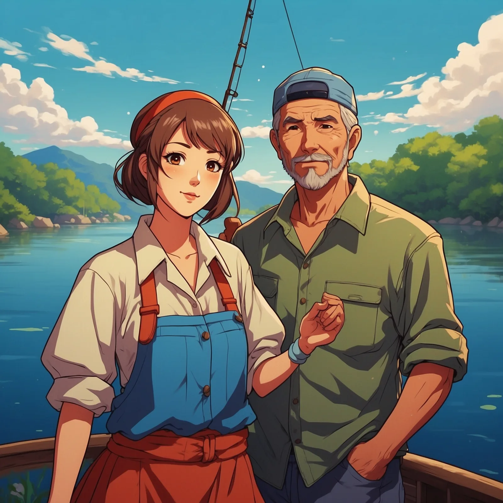 The Fisherman and His Wife – illustration