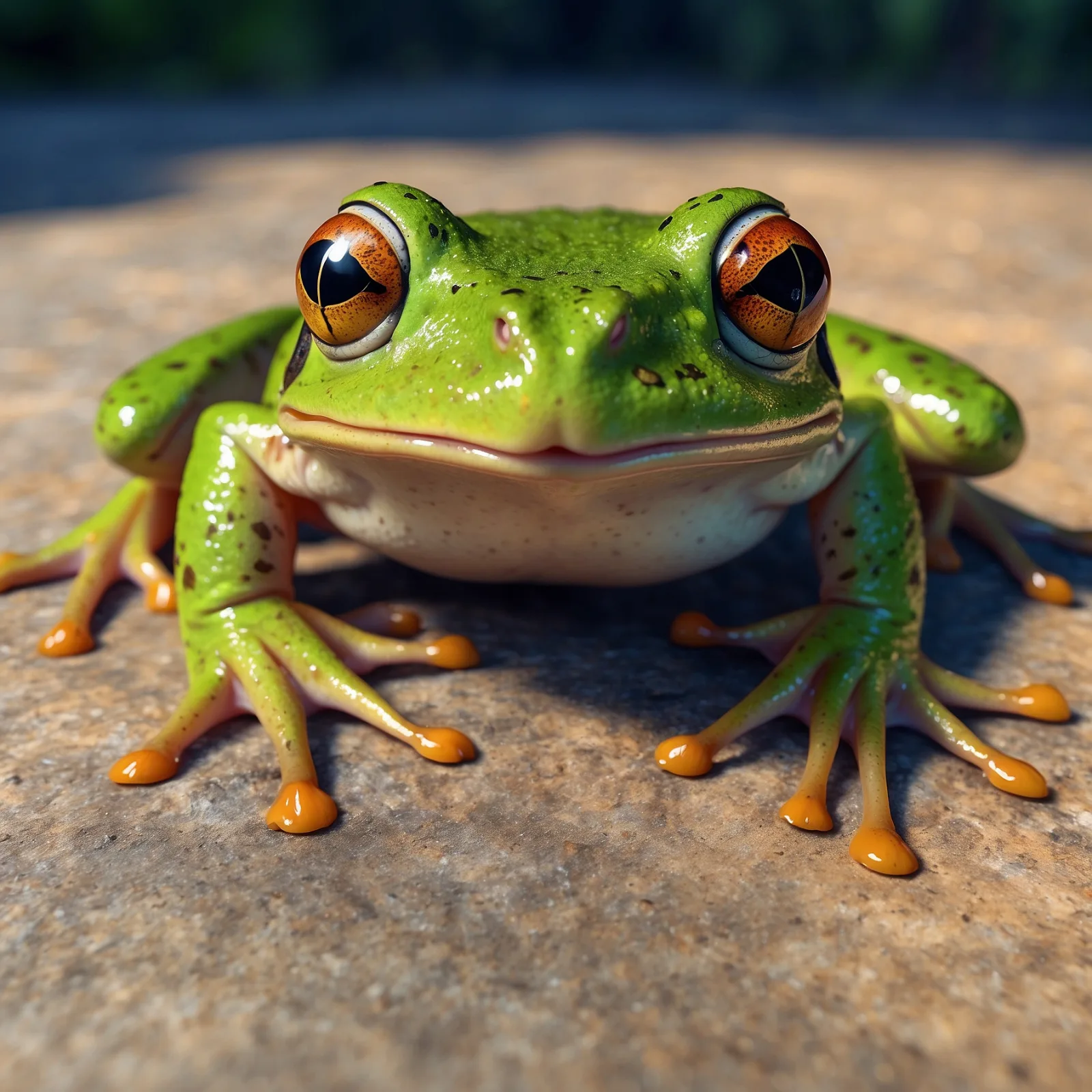 The Friendly Frog – illustration