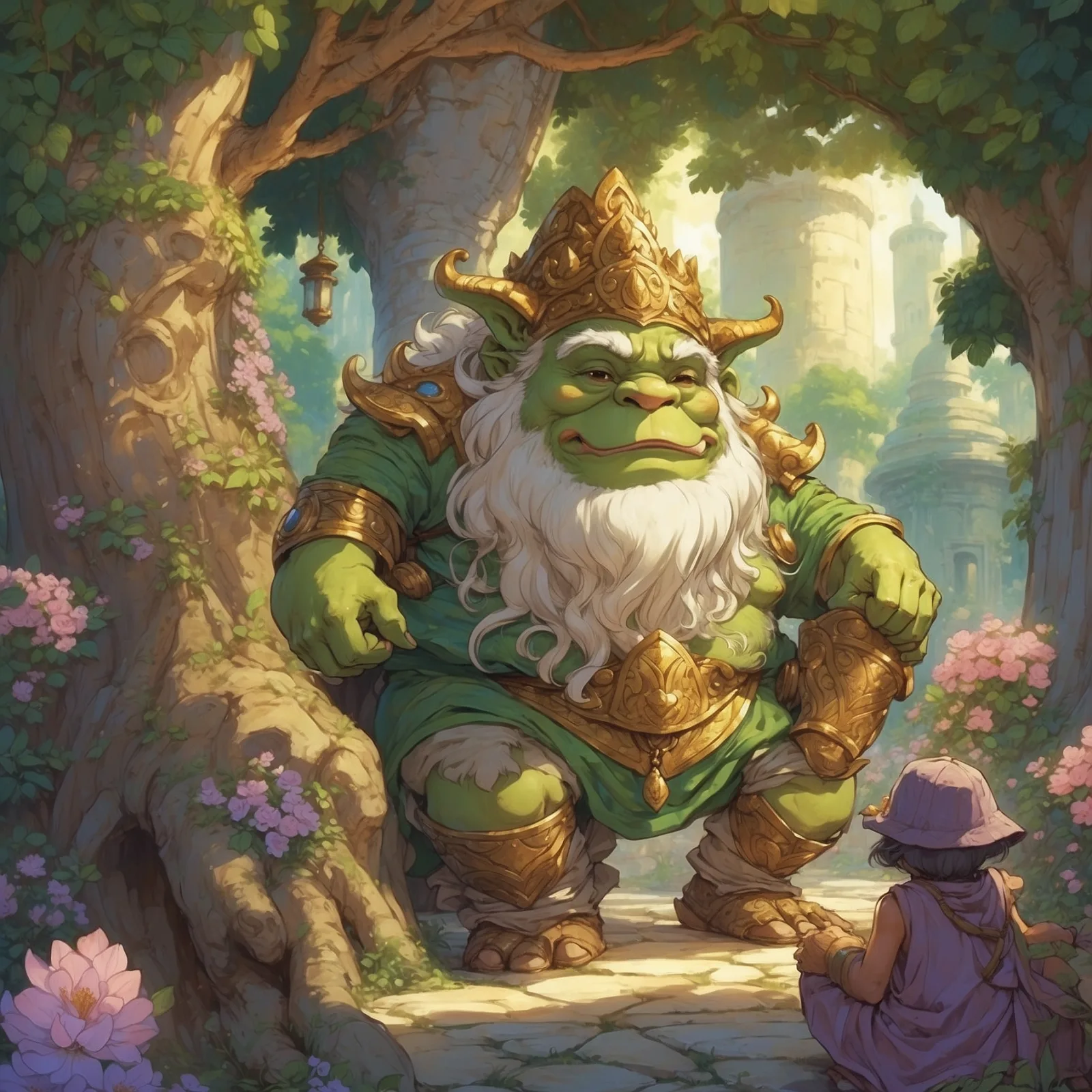 Illustration from the story The Kingdom of the Ogres