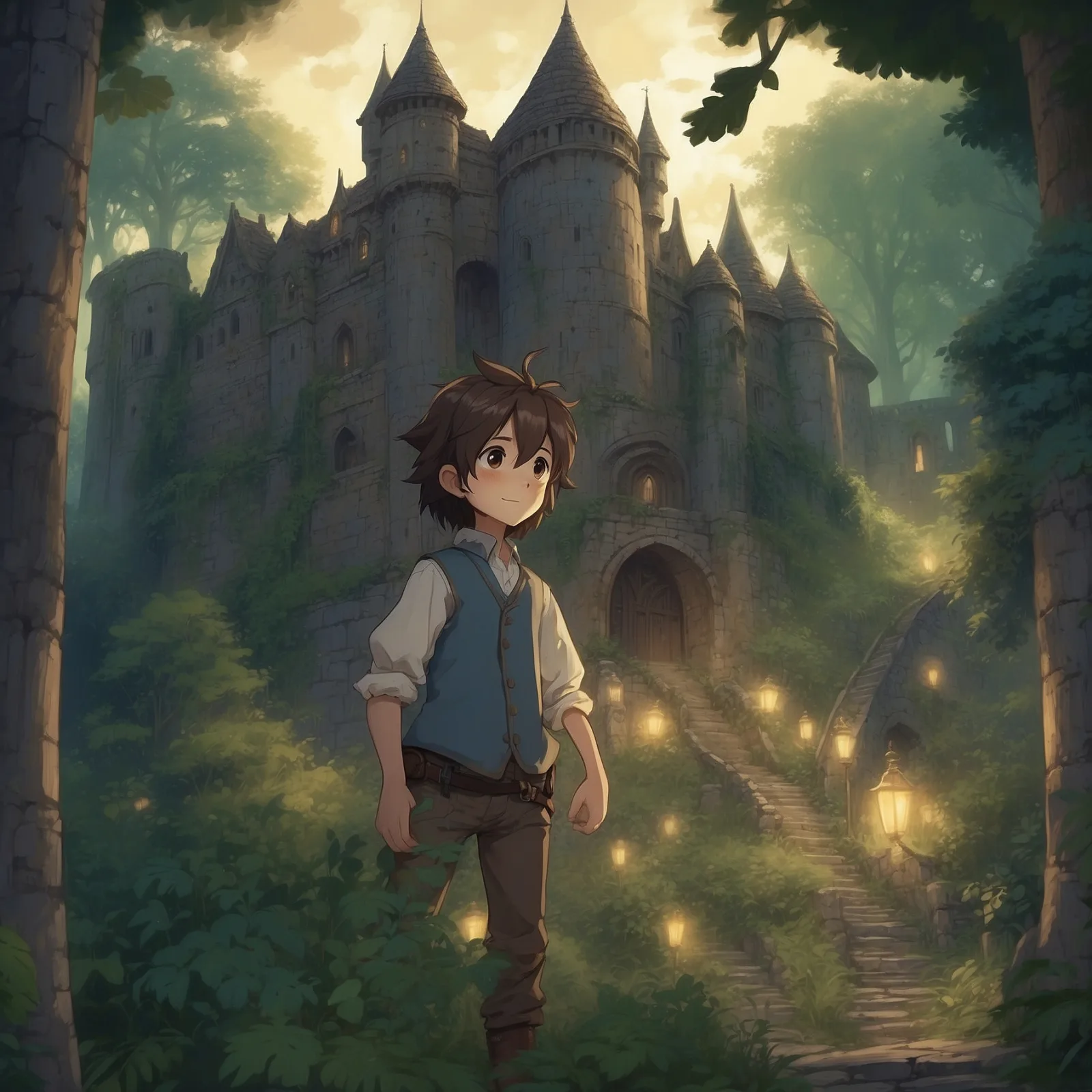 Illustration from the story The Master Maid