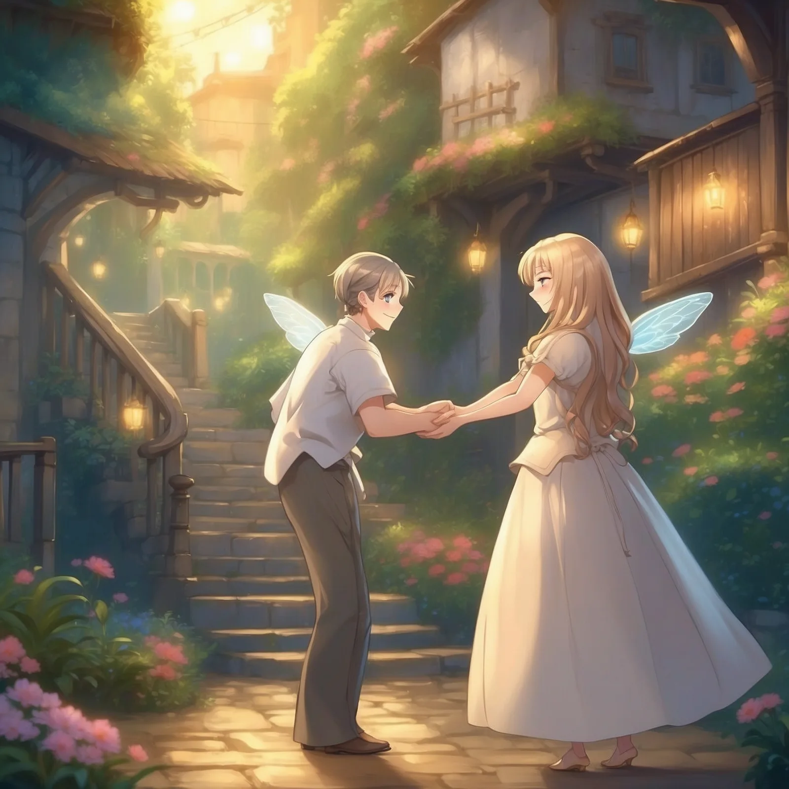 Illustration from the story The Master Maid