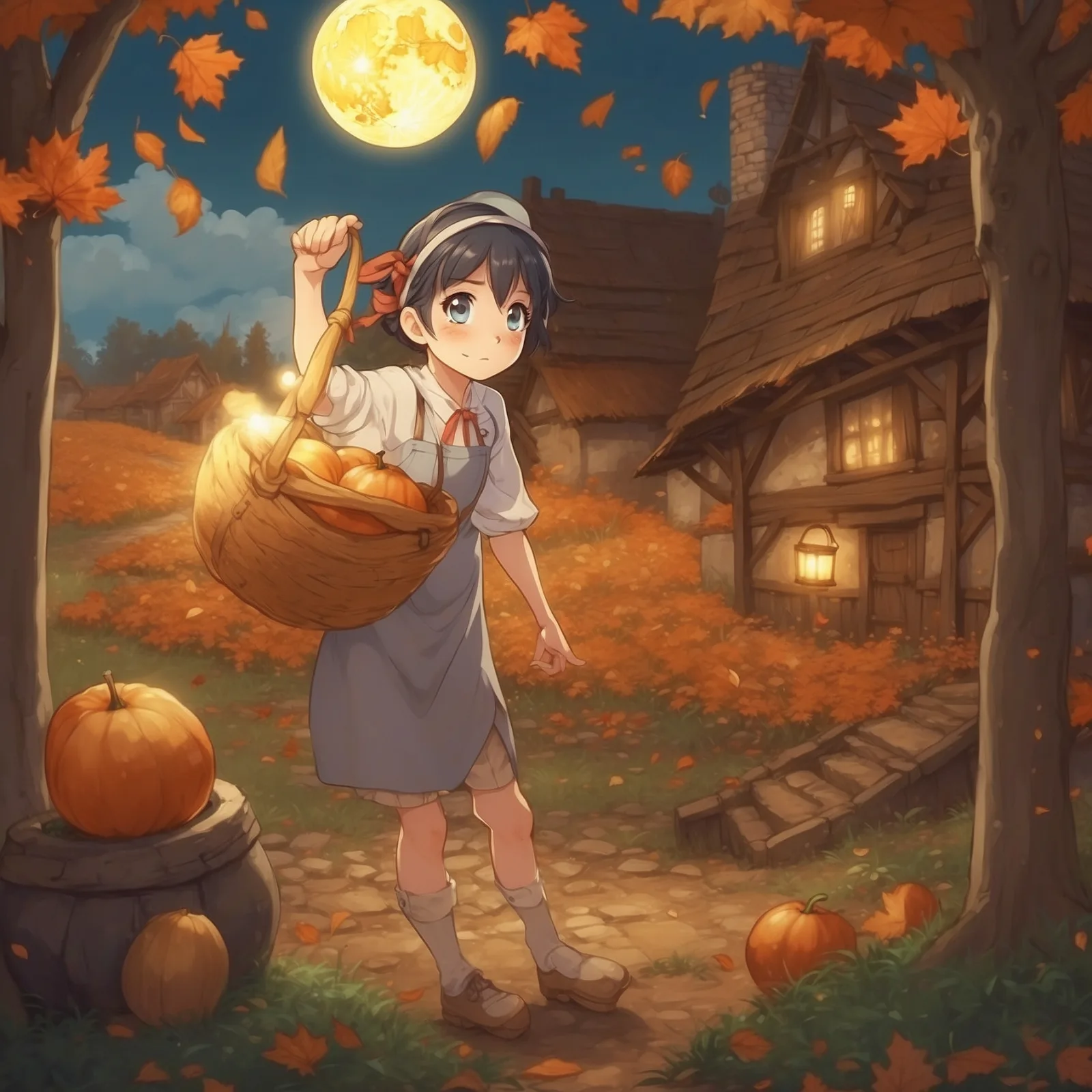 Illustration from the story The Miraculous Pitcher