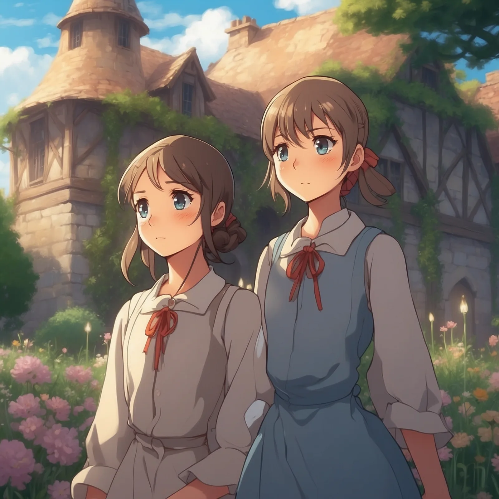 Illustration from the story The Nightingale