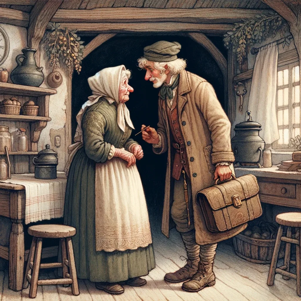 The Old Woman and the Doctor – illustration