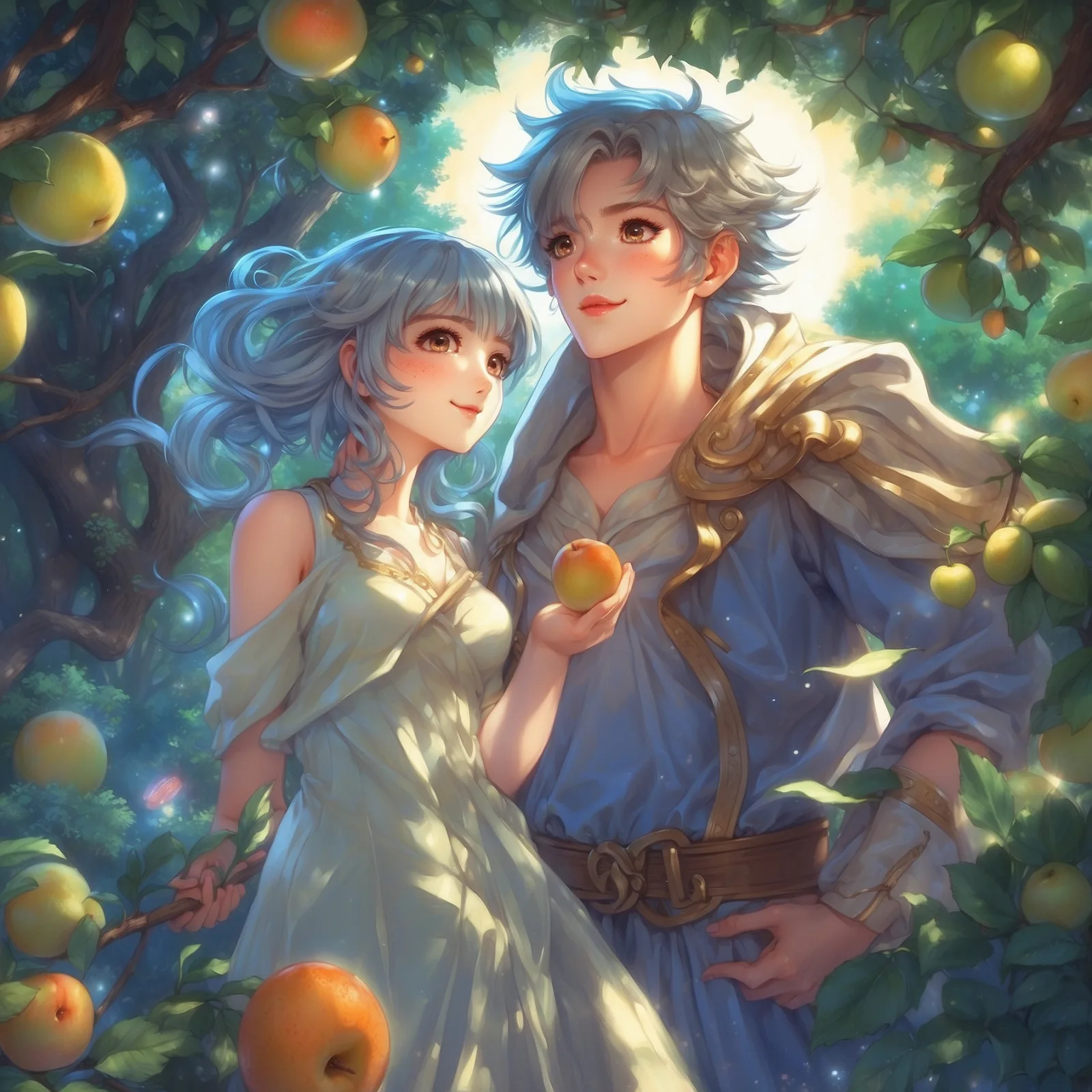 Illustration from the story The Orchard Sprite of the Forbidden Planet