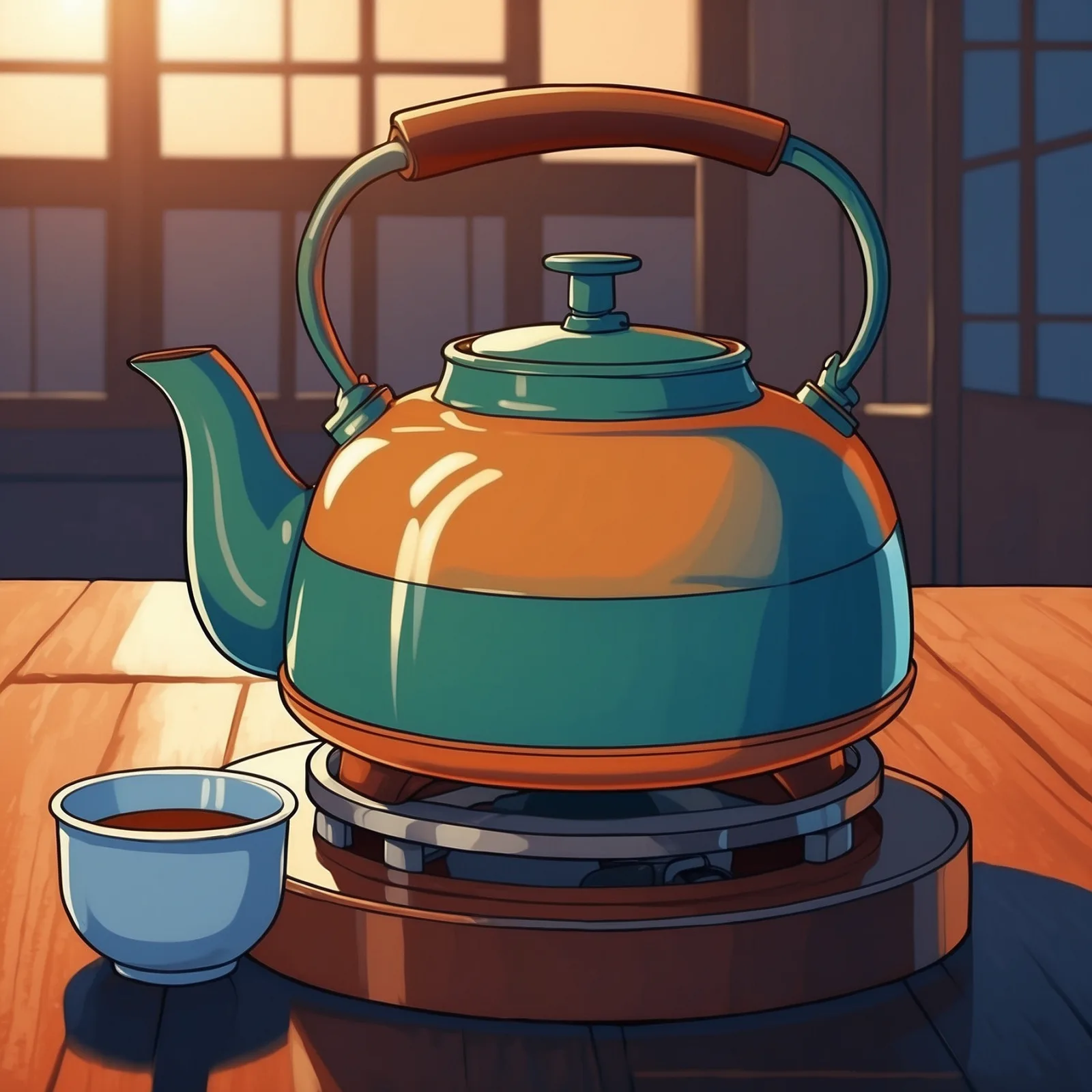The Pot and the Kettle – illustration