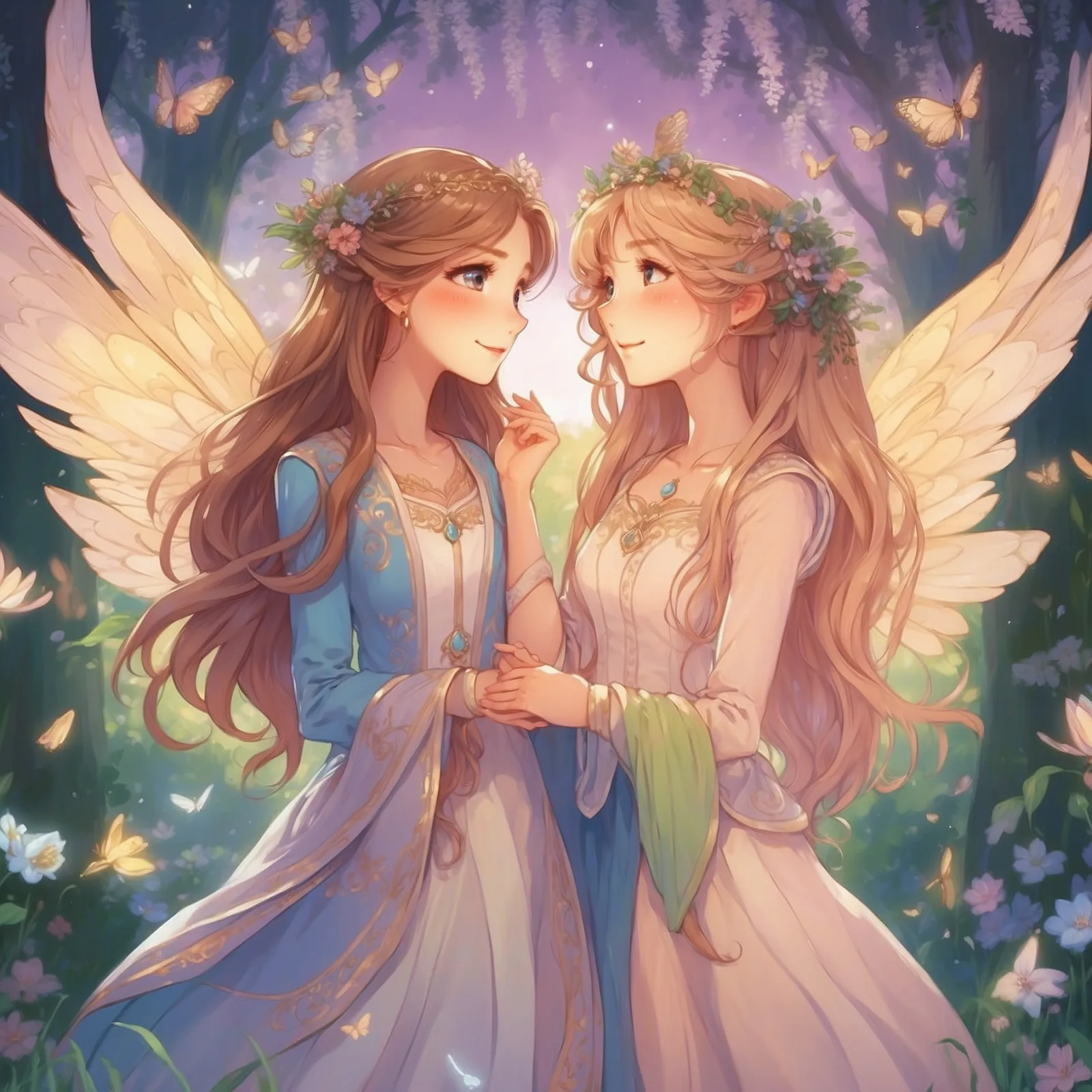 Illustration from the story The Princess Mayblossom