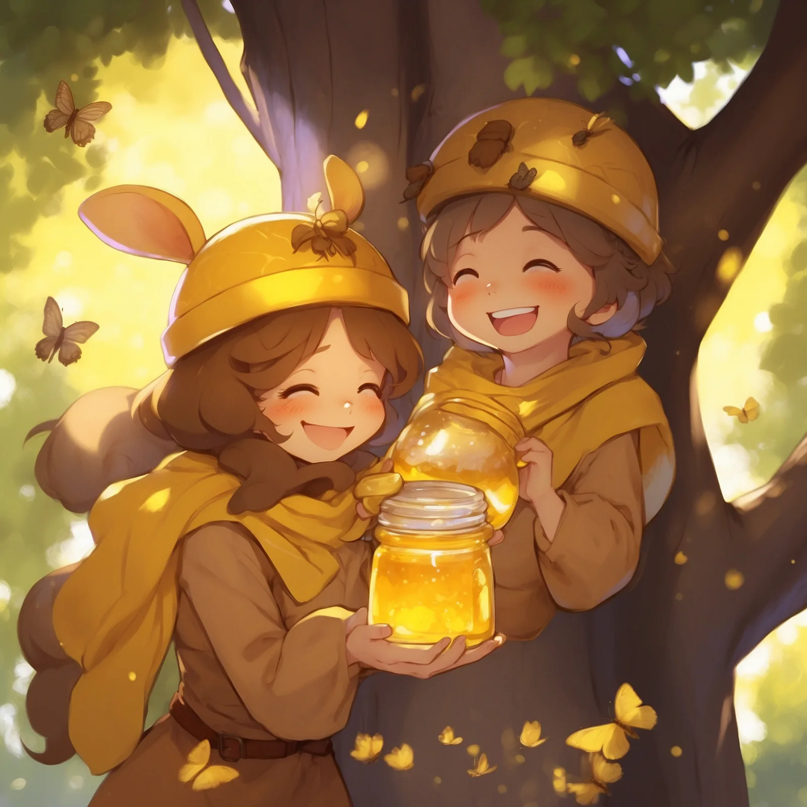 Illustration from the story The Queen Bee