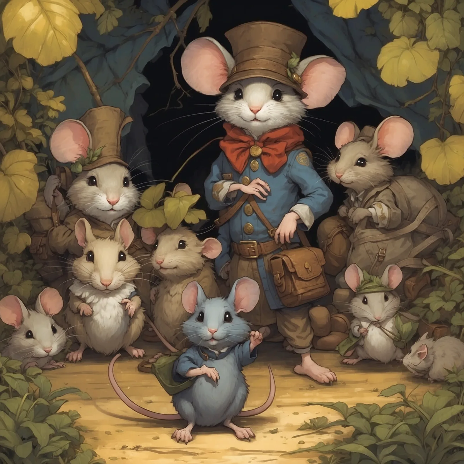 Illustration from the story The Ratcatcher