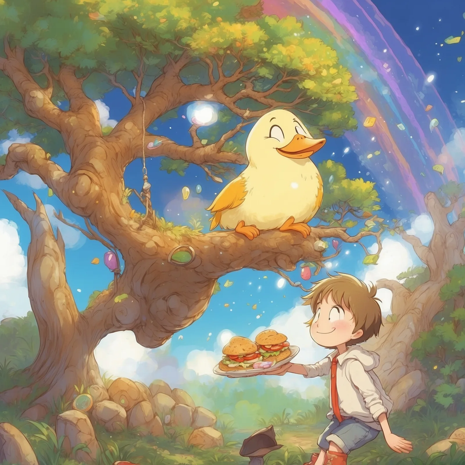 Illustration from the story The Ridiculous Wishes