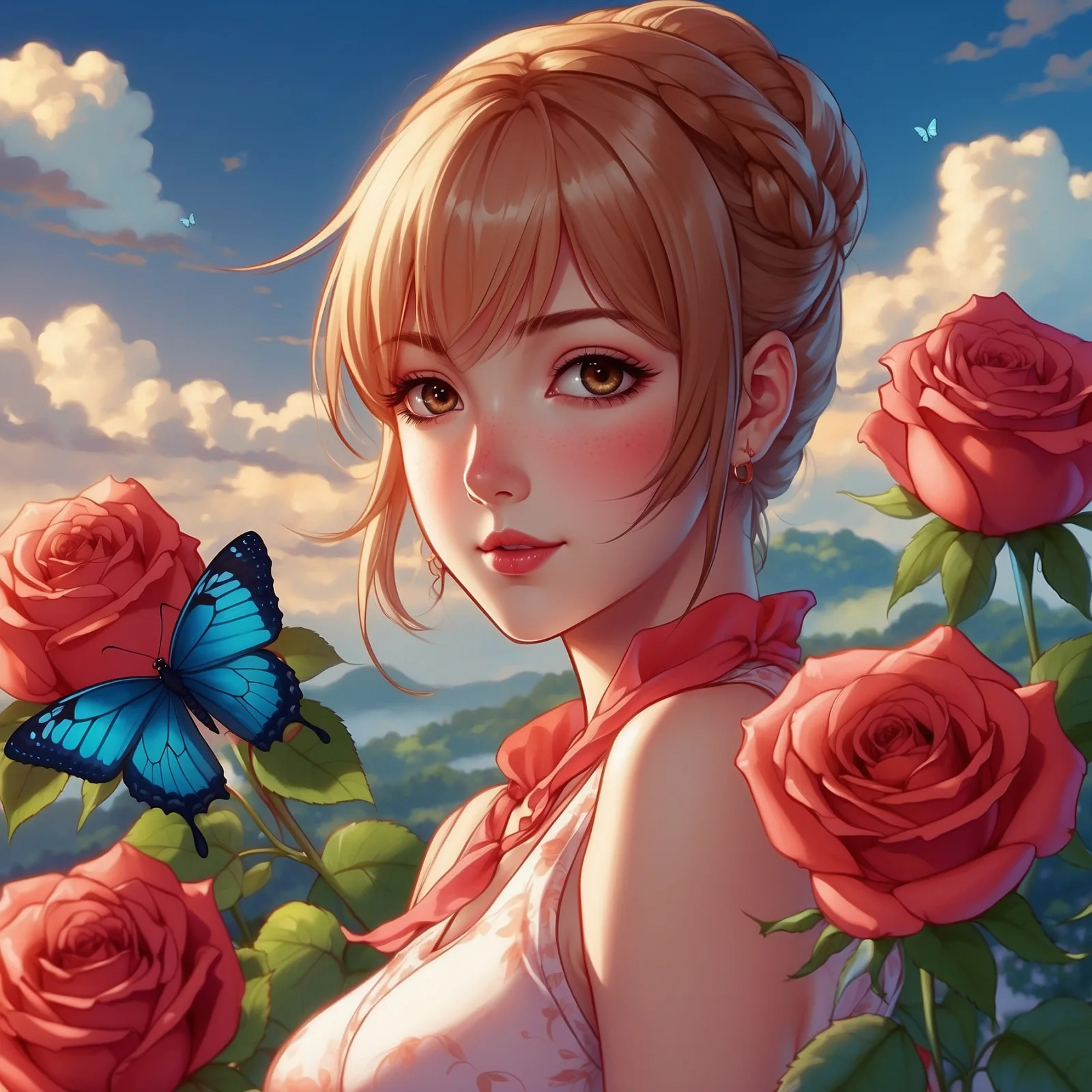 The Rose and the Butterfly – illustration