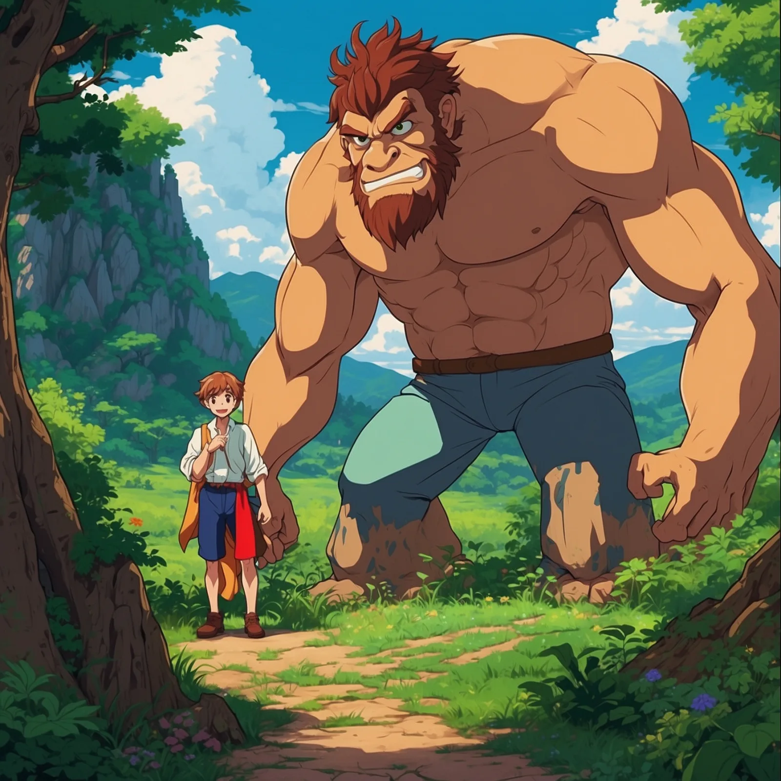 The Selfish Giant – illustration