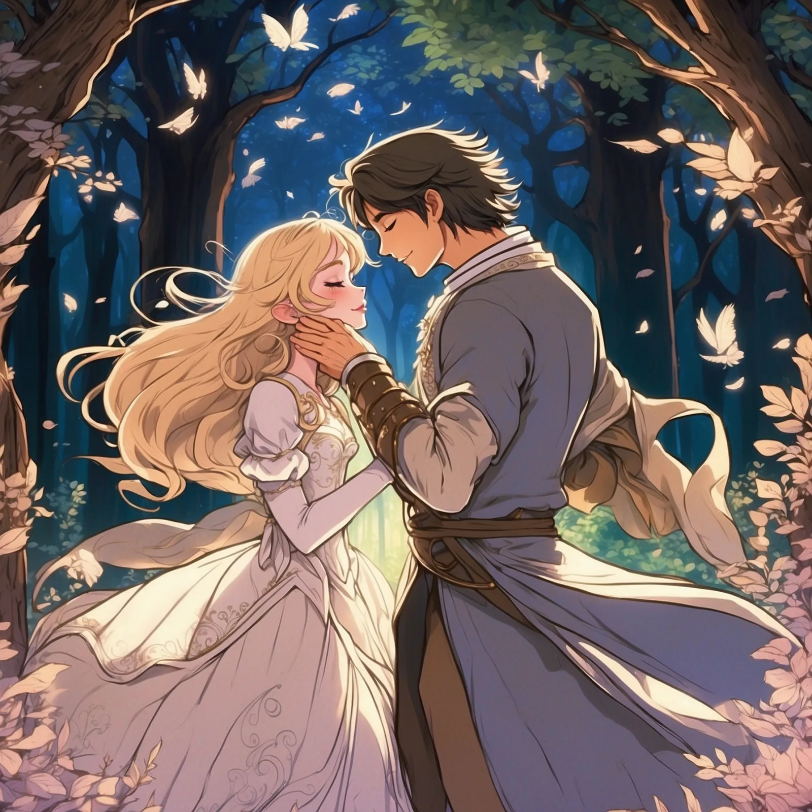 Illustration from the story The Sleeping Beauty In The Wood