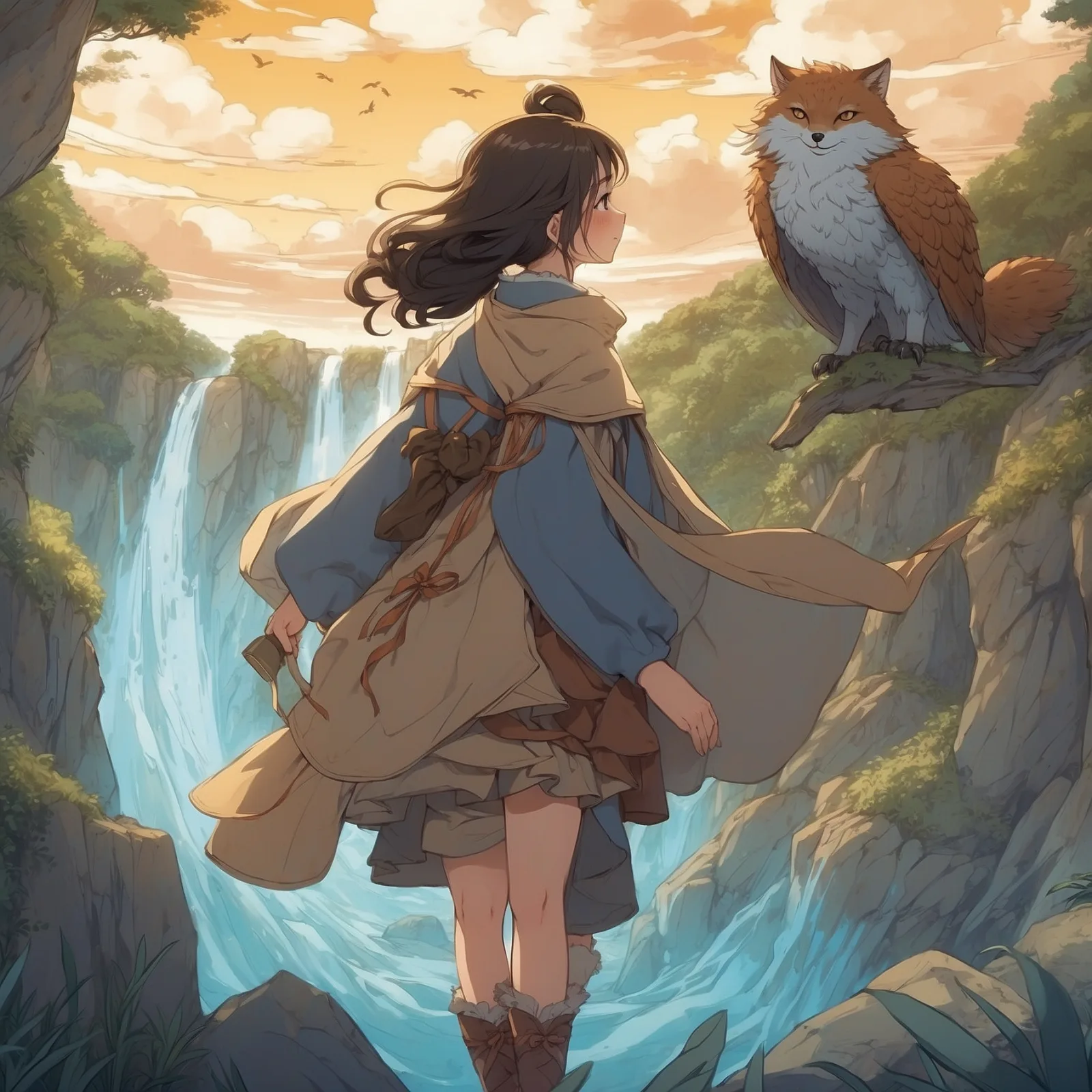 Illustration from the story The Snow Queen